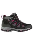 Negro/Rosa - Karrimor - Mount Mid Ladies Waterproof Walking Boots - 1