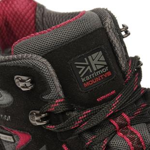 Black/Pink - Karrimor - Mount Mid Ladies Walking Boots - 4