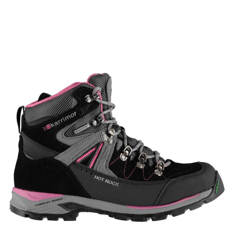 Noir/Rose - Karrimor - Hot Rock Ladies Walking Boots - 1