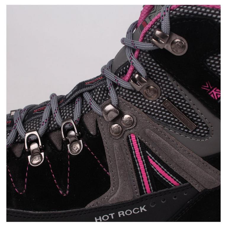 Noir/Rose - Karrimor - Hot Rock Ladies Walking Boots - 5