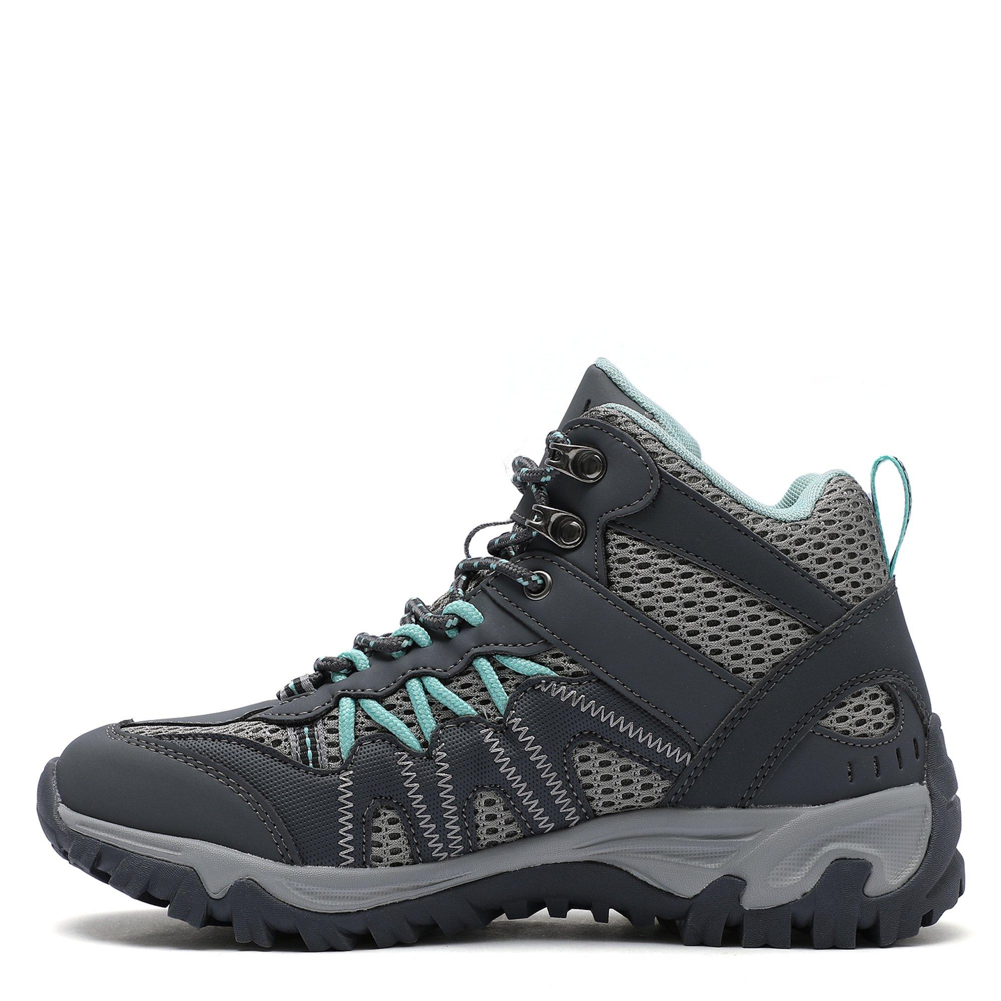 Charcoal/Lichen - Hi Tec - Santa Cruz Trek Mid Womens Walking Boots - 2