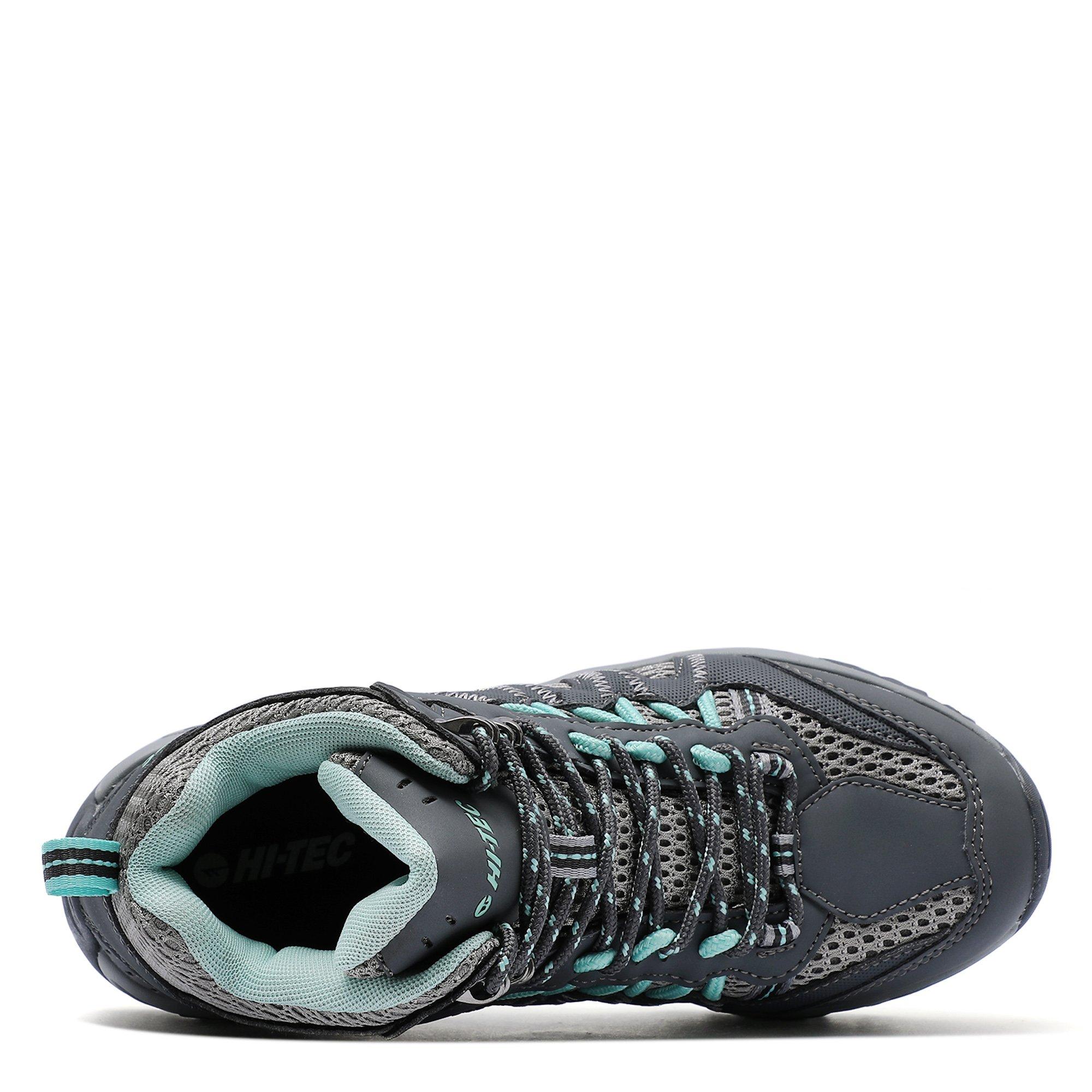 Charcoal/Lichen - Hi Tec - Santa Cruz Trek Mid Womens Walking Boots - 3
