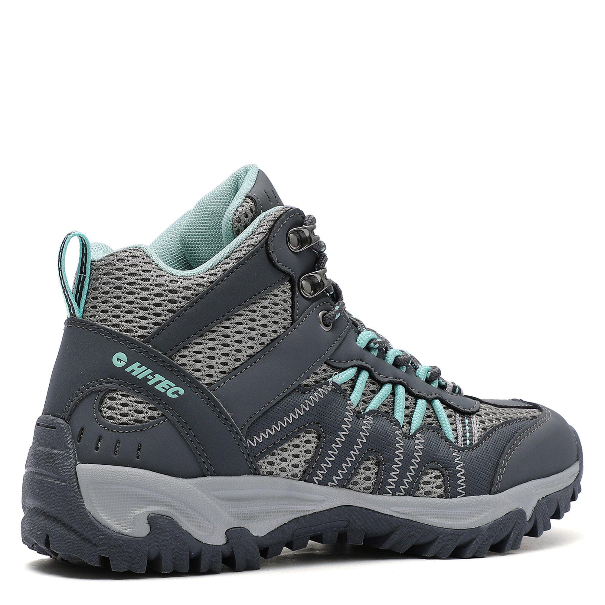 Charcoal/Lichen - Hi Tec - Santa Cruz Trek Mid Womens Walking Boots - 6