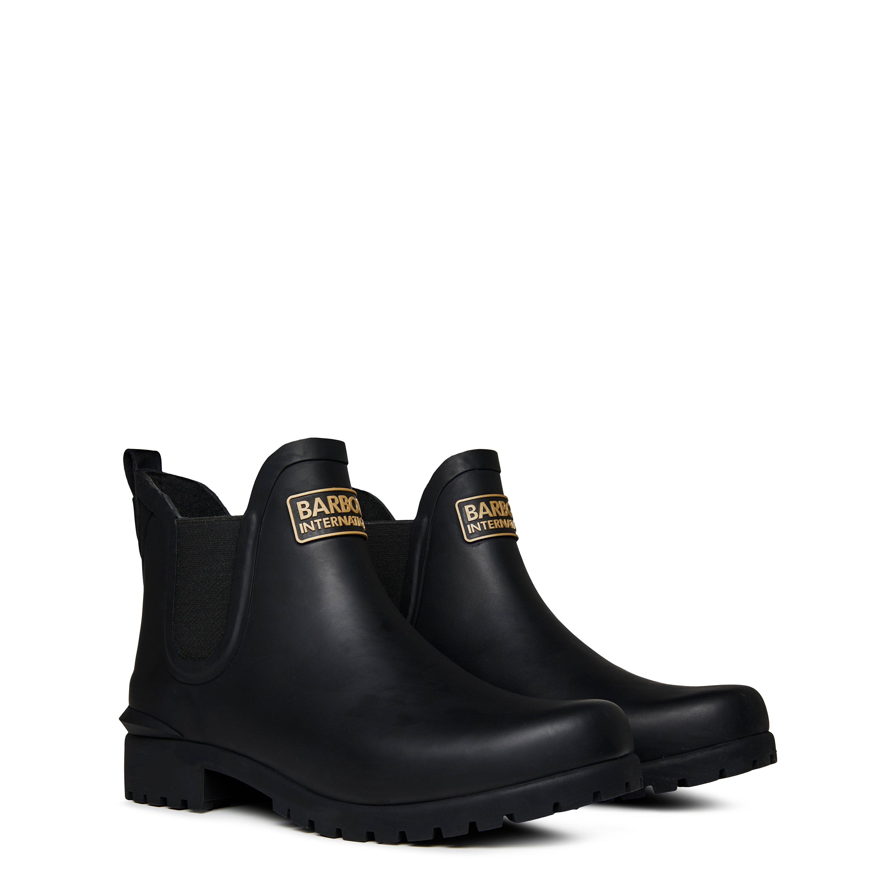 Black - Barbour International - Irina Wellington Boots - 3