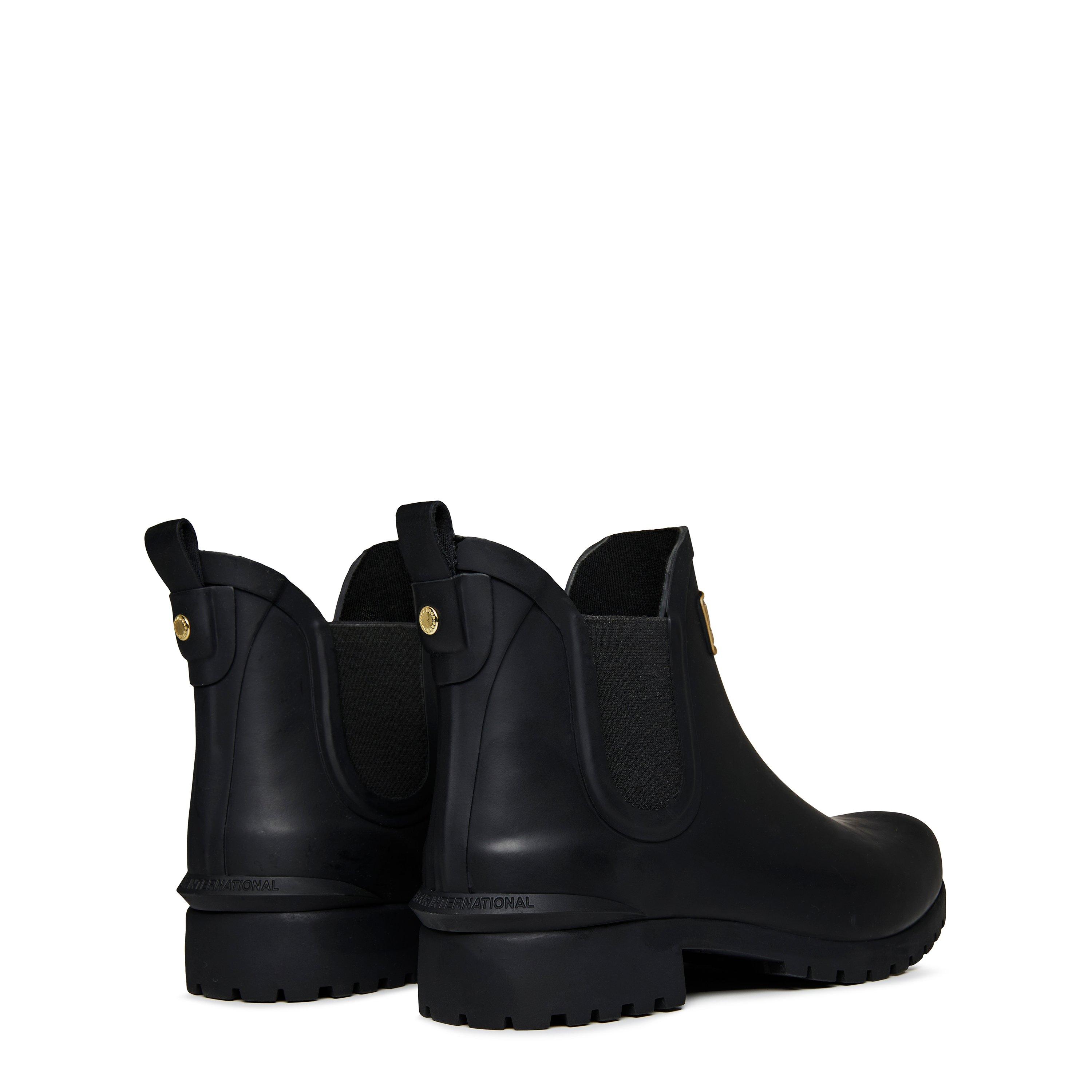 Black - Barbour International - Irina Wellington Boots - 4