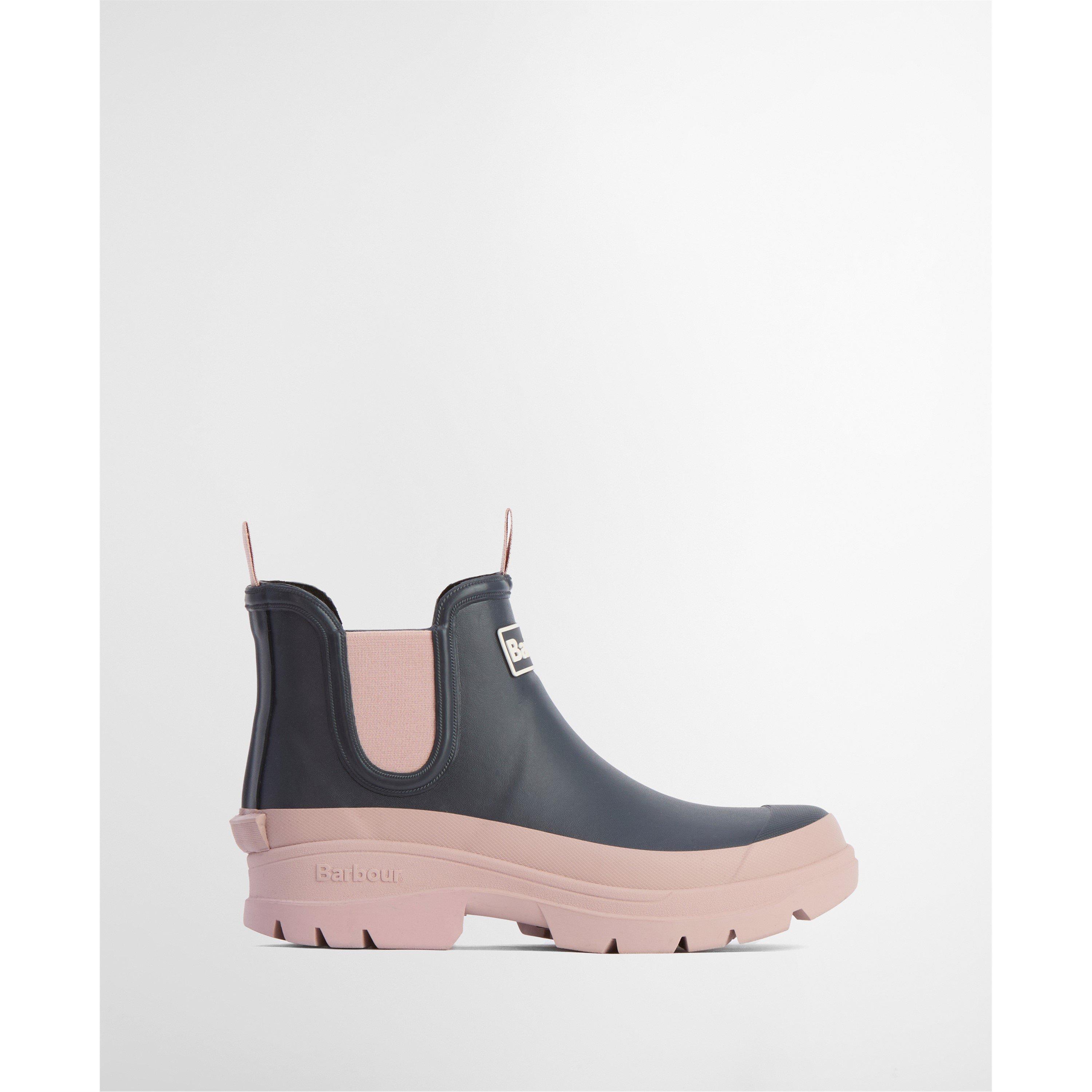 Grey/Gardenia - Barbour - Nimbus Ankle Wellingtons - 1