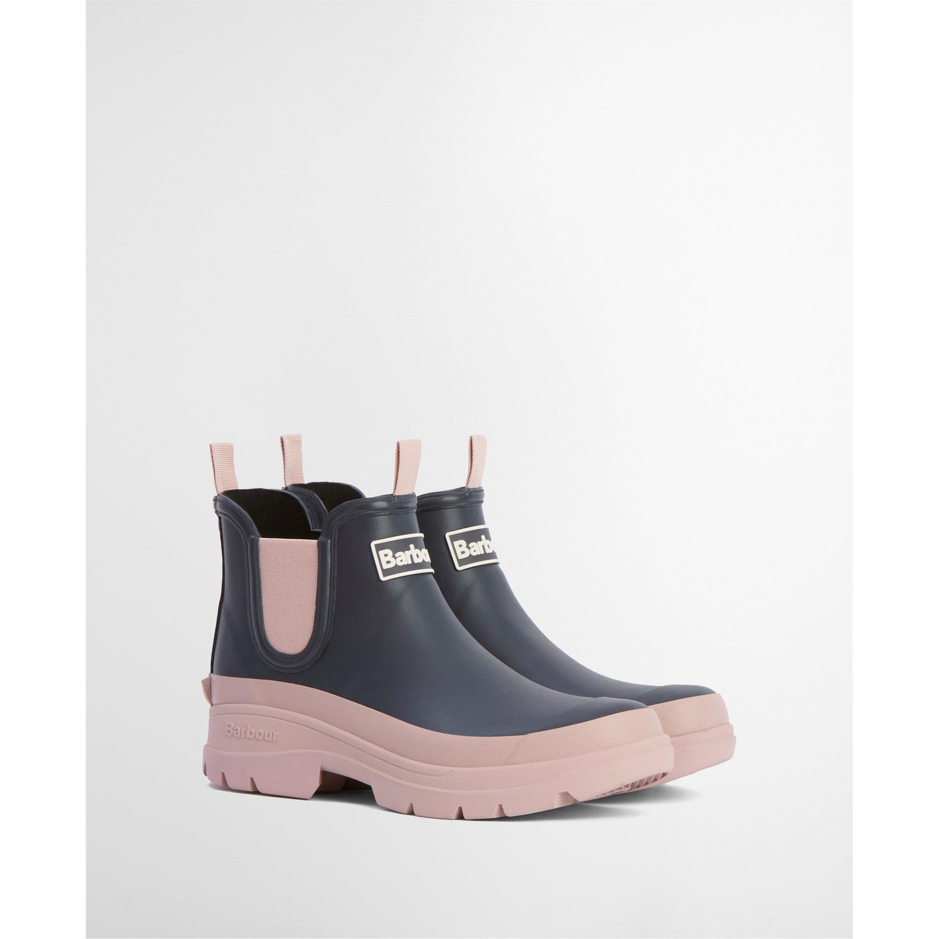 Grey/Gardenia - Barbour - Nimbus Ankle Wellingtons - 2