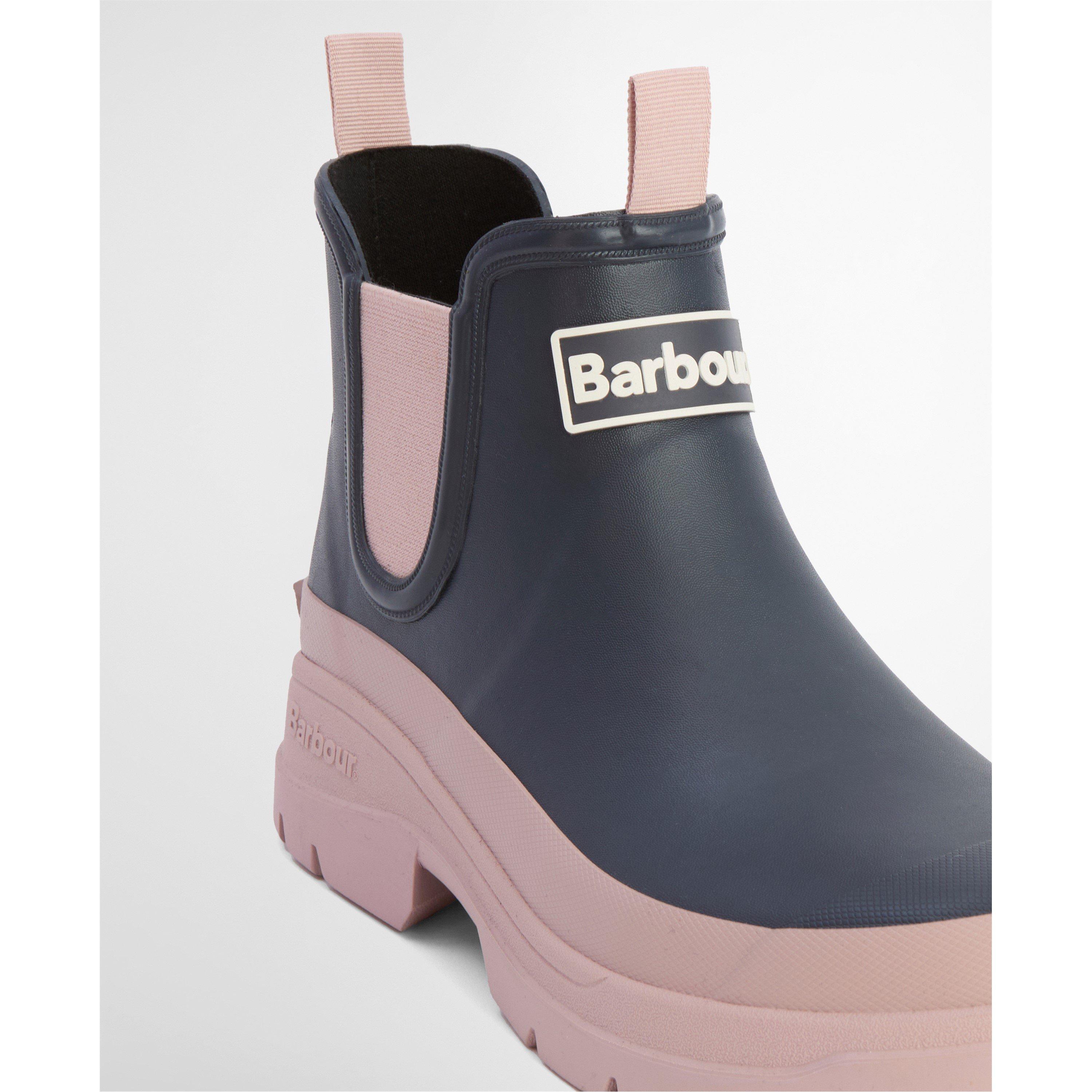 Grey/Gardenia - Barbour - Nimbus Ankle Wellingtons - 4