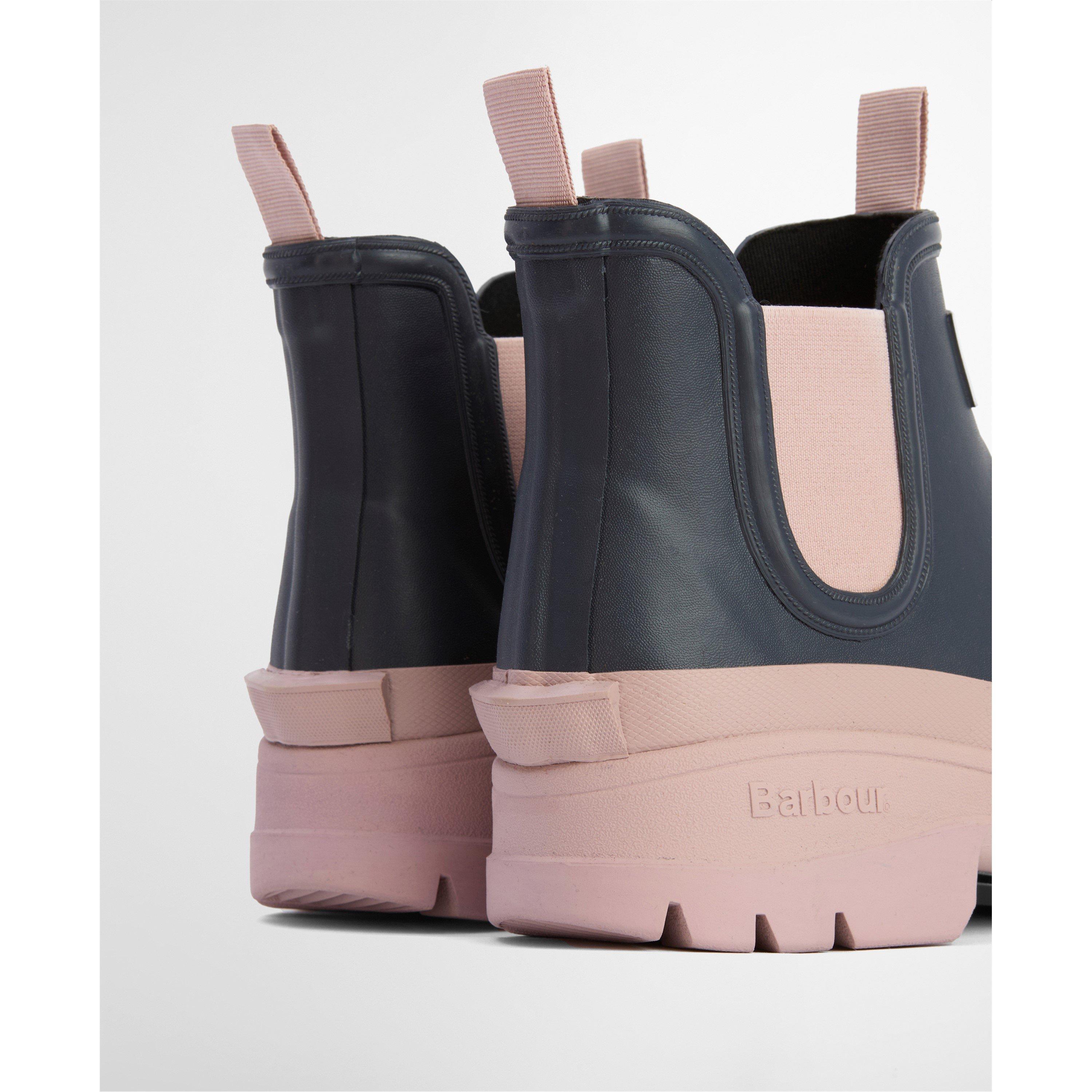 Grey/Gardenia - Barbour - Nimbus Ankle Wellingtons - 5