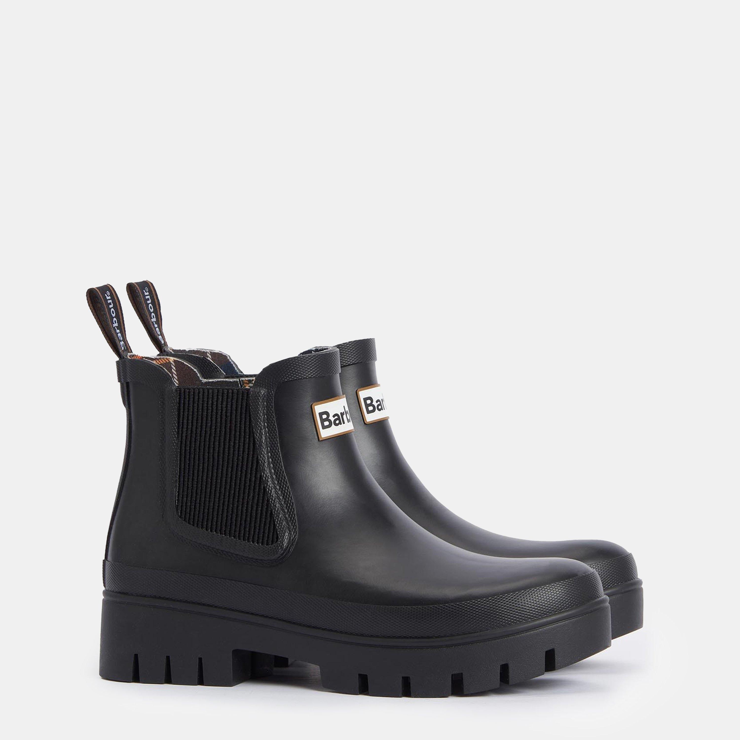 Black - Barbour - Halton Ankle Wellingtons - 2