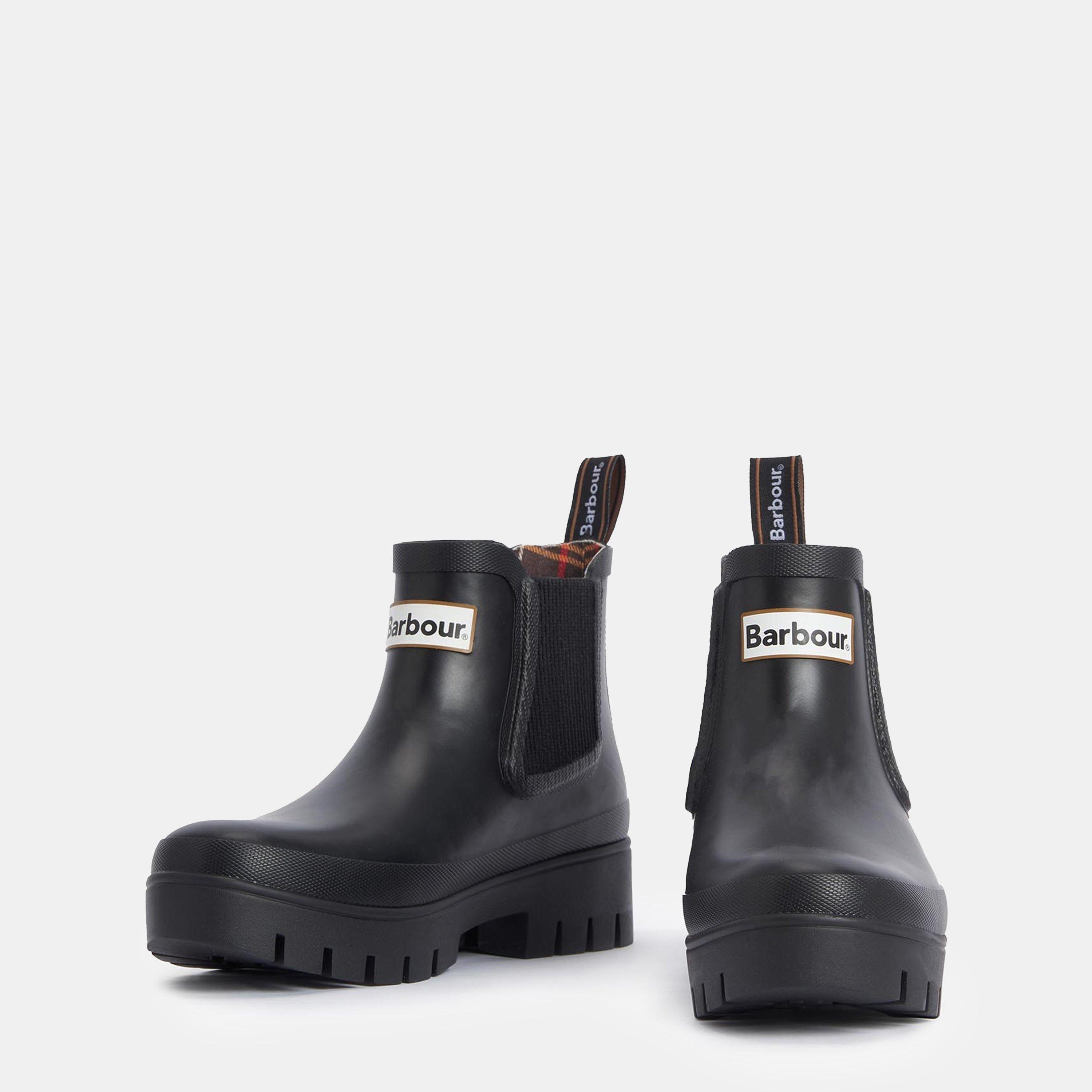 Black - Barbour - Halton Ankle Wellingtons - 3