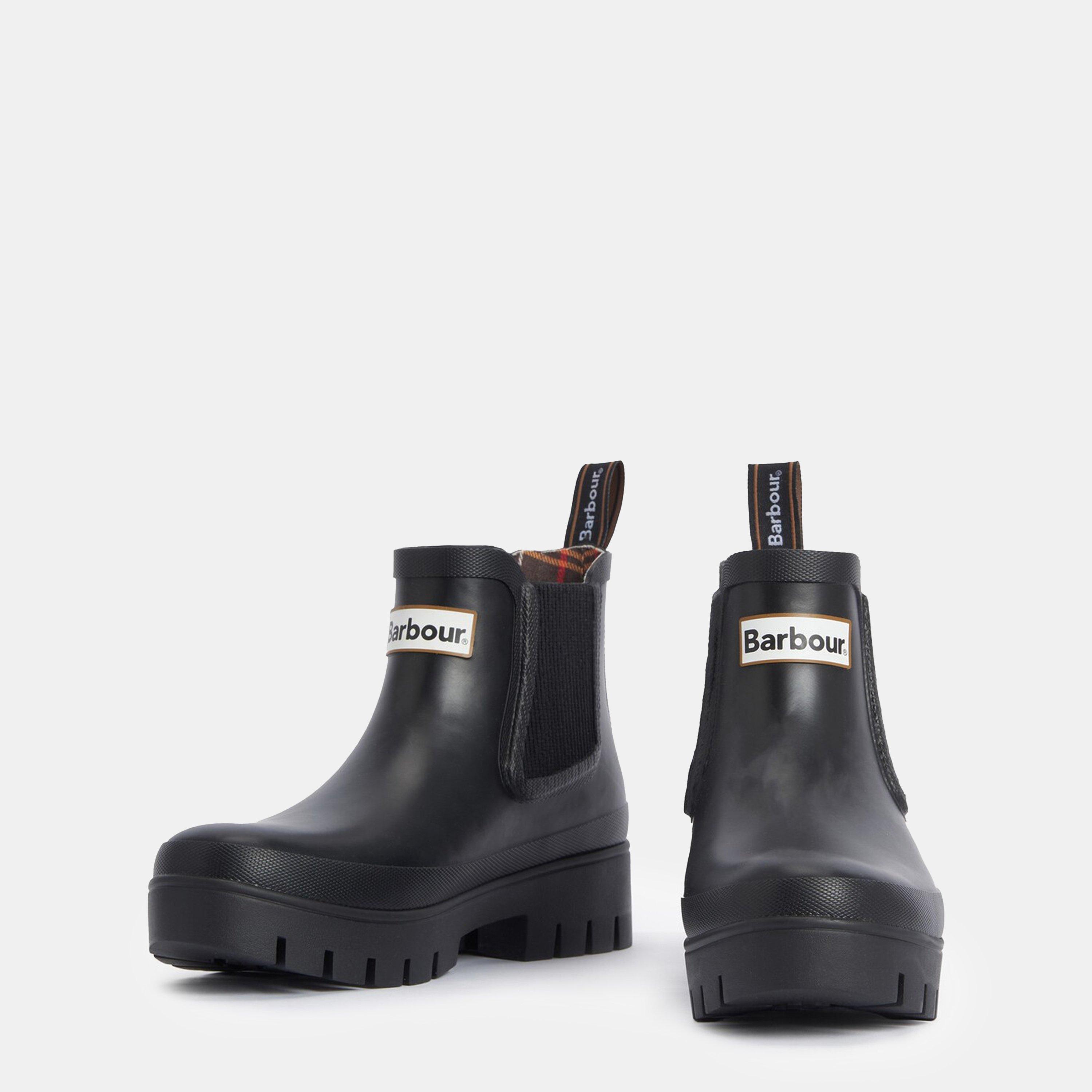 Black - Barbour - Halton Ankle Wellingtons - 3