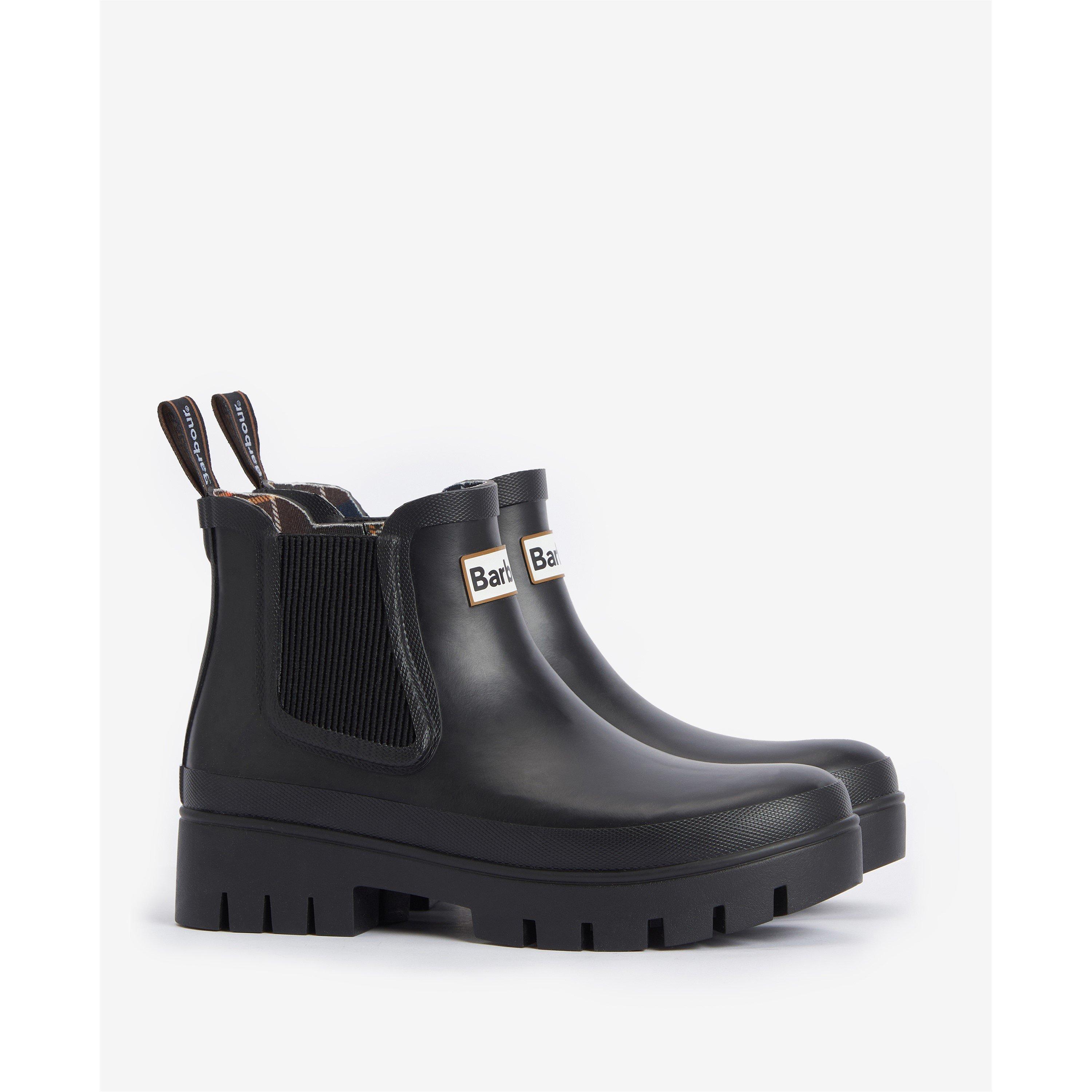 Black - Barbour - Halton Ankle Wellingtons - 2