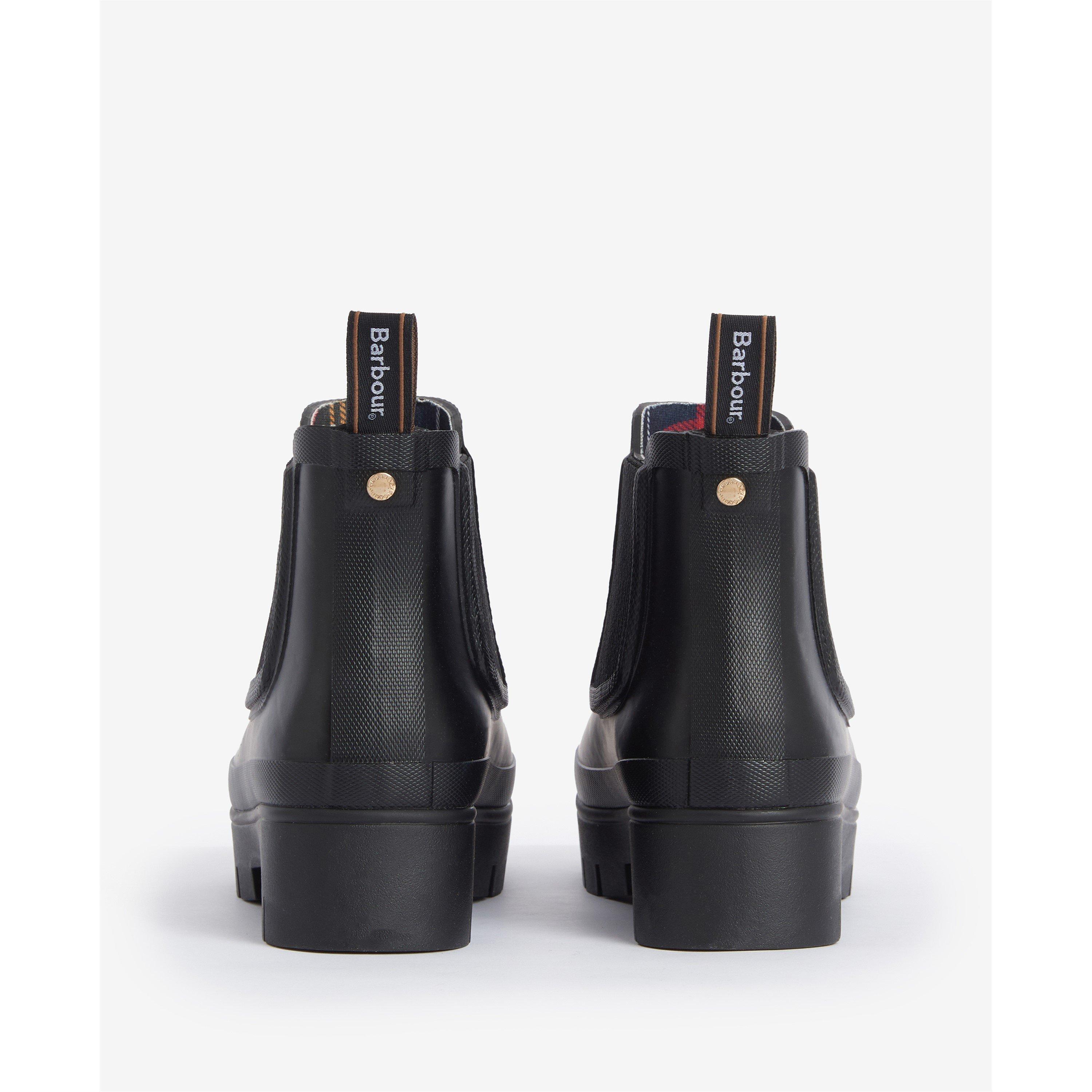 Black - Barbour - Halton Ankle Wellingtons - 5