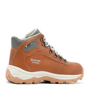 Cognac/Dun/Wht - Hi Tec - Altitude Basecamp Lite WP Womens Walking Boots - 6