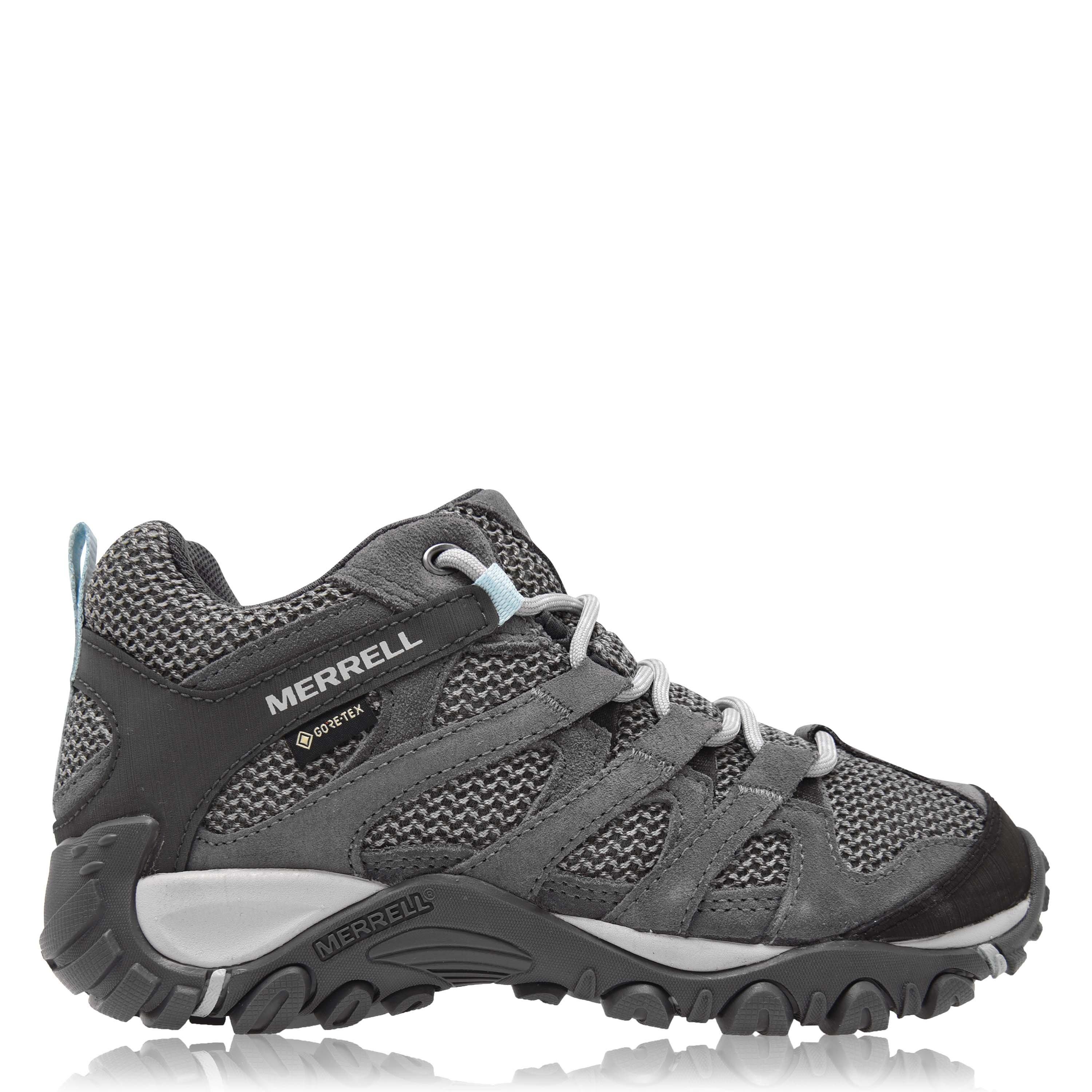 Storm Grey - Merrell - Alverstone GTX Hiking Boots Womens - 1