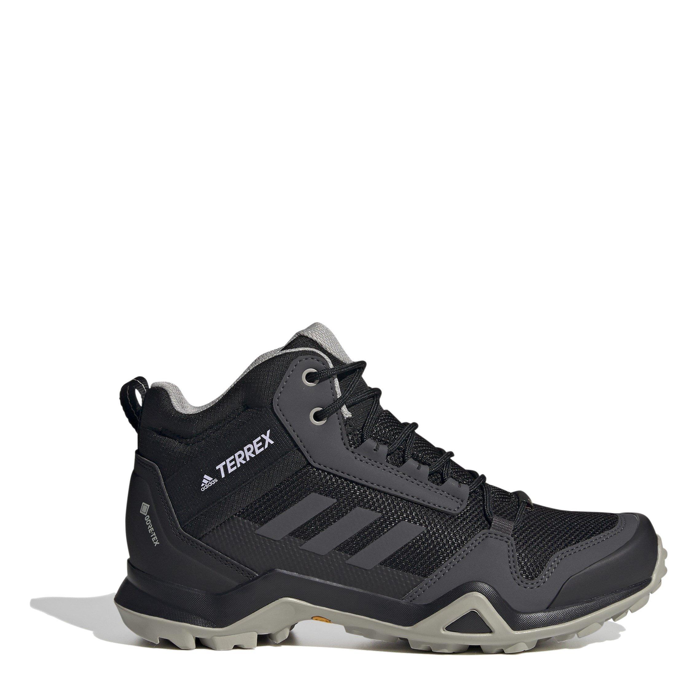 Zwart/Grijs - adidas - Terrex AX3 Mid Gore-TEX Womens Walking Boots - 1