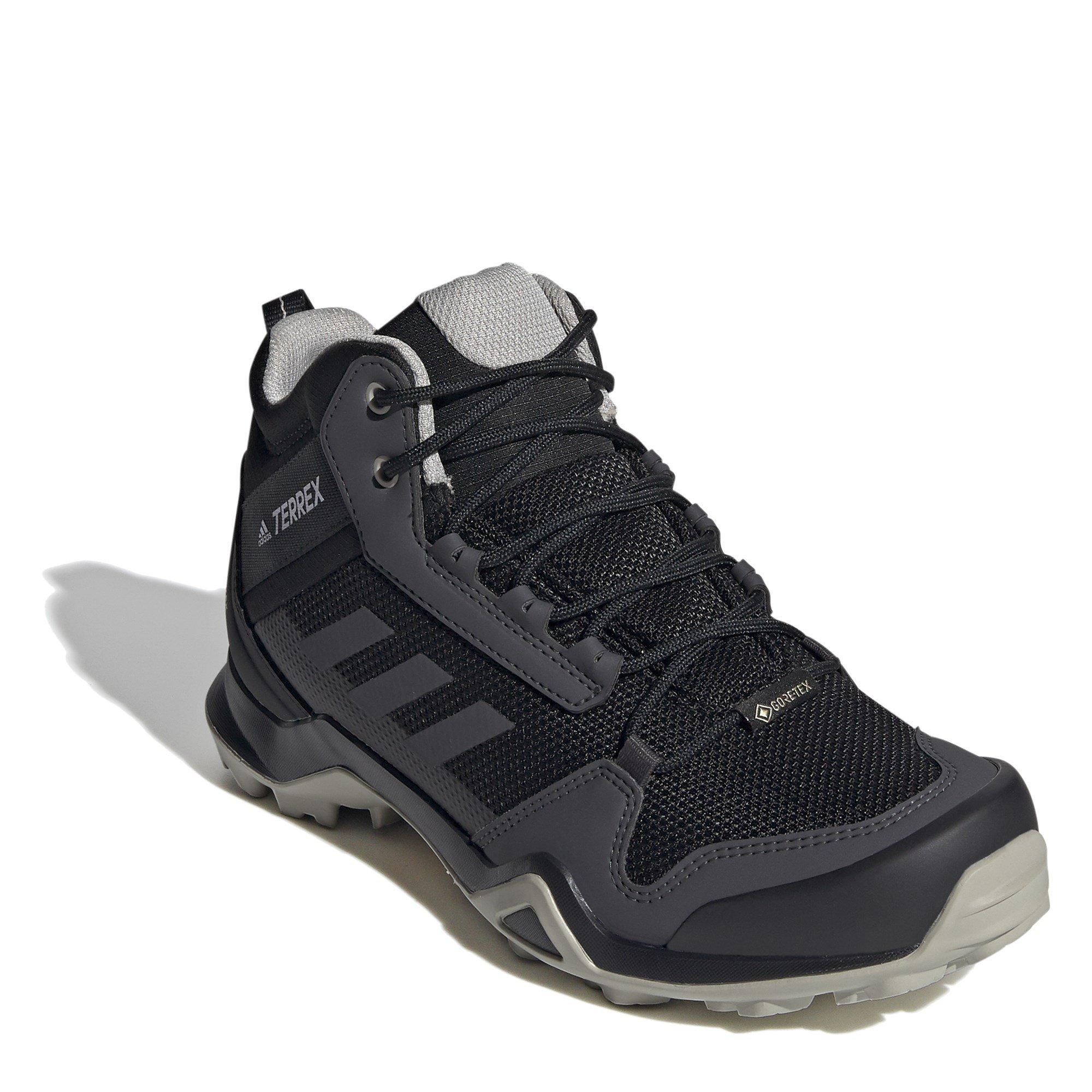 Zwart/Grijs - adidas - Terrex AX3 Mid Gore-TEX Womens Walking Boots - 3