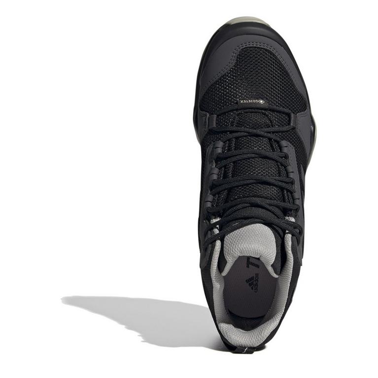Noir/Gris - adidas - Terrex AX3 Mid Gore-TEX Womens Walking Boots - 5