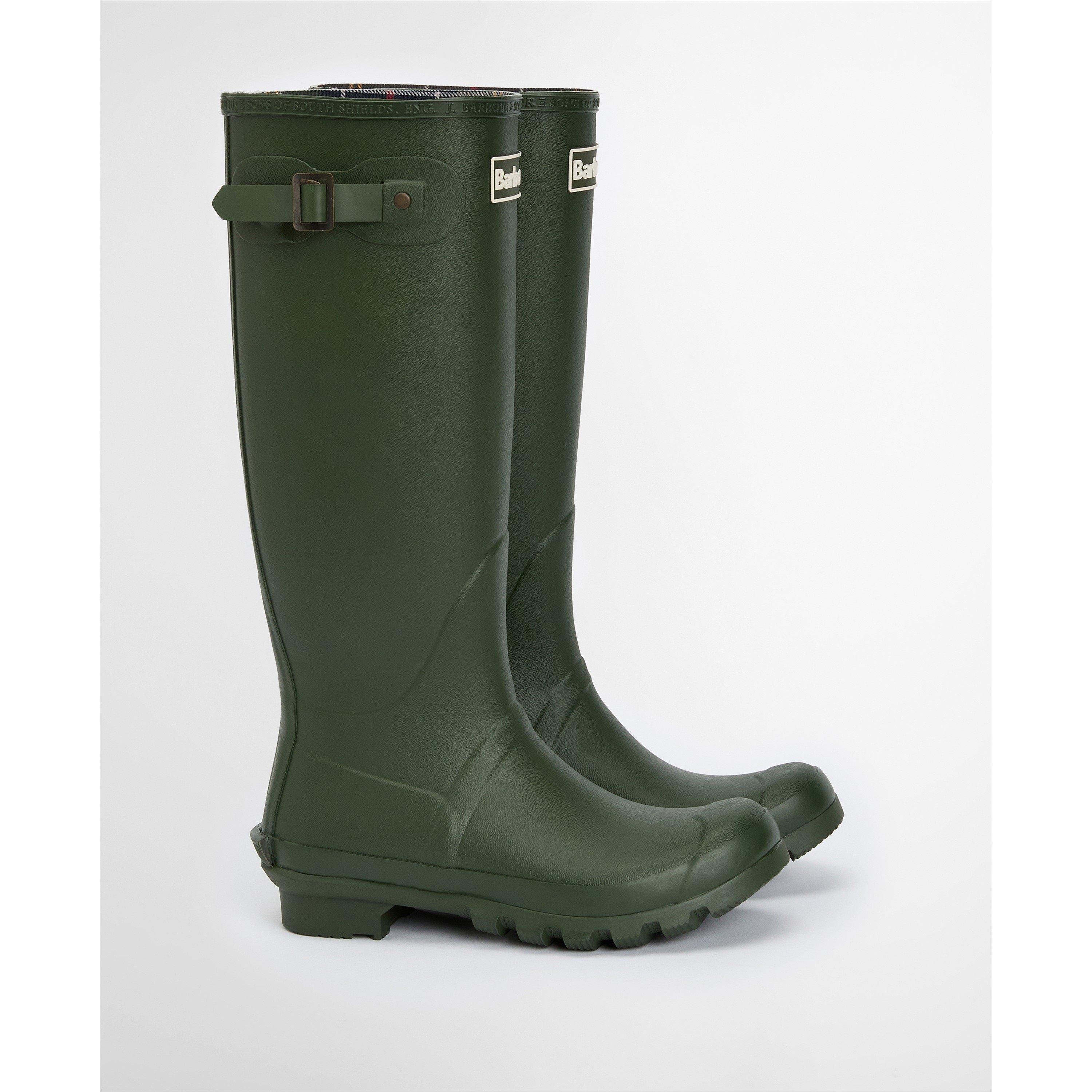 Olive - Barbour - Womens Bede Wellington Boots - 2