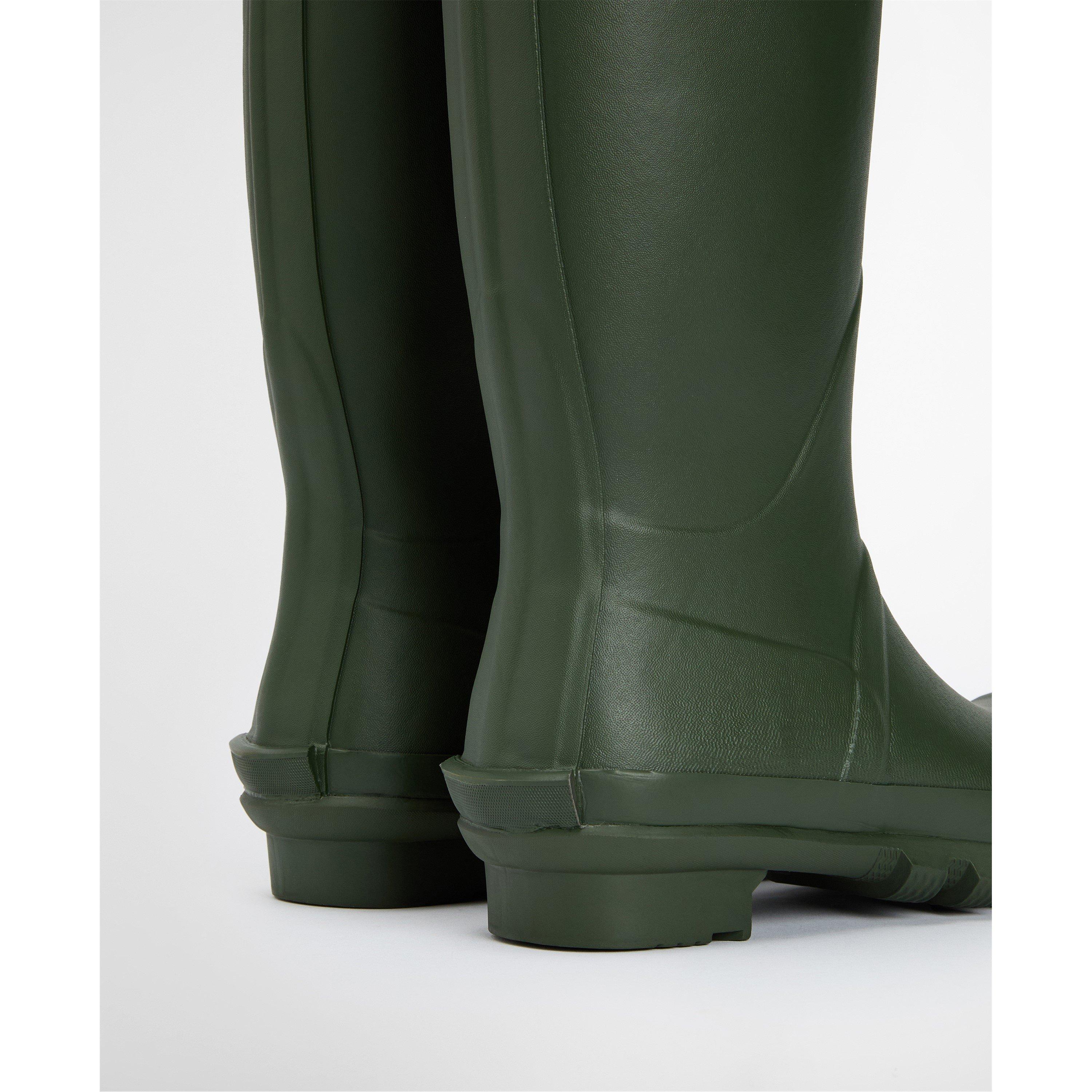 Olive - Barbour - Womens Bede Wellington Boots - 4