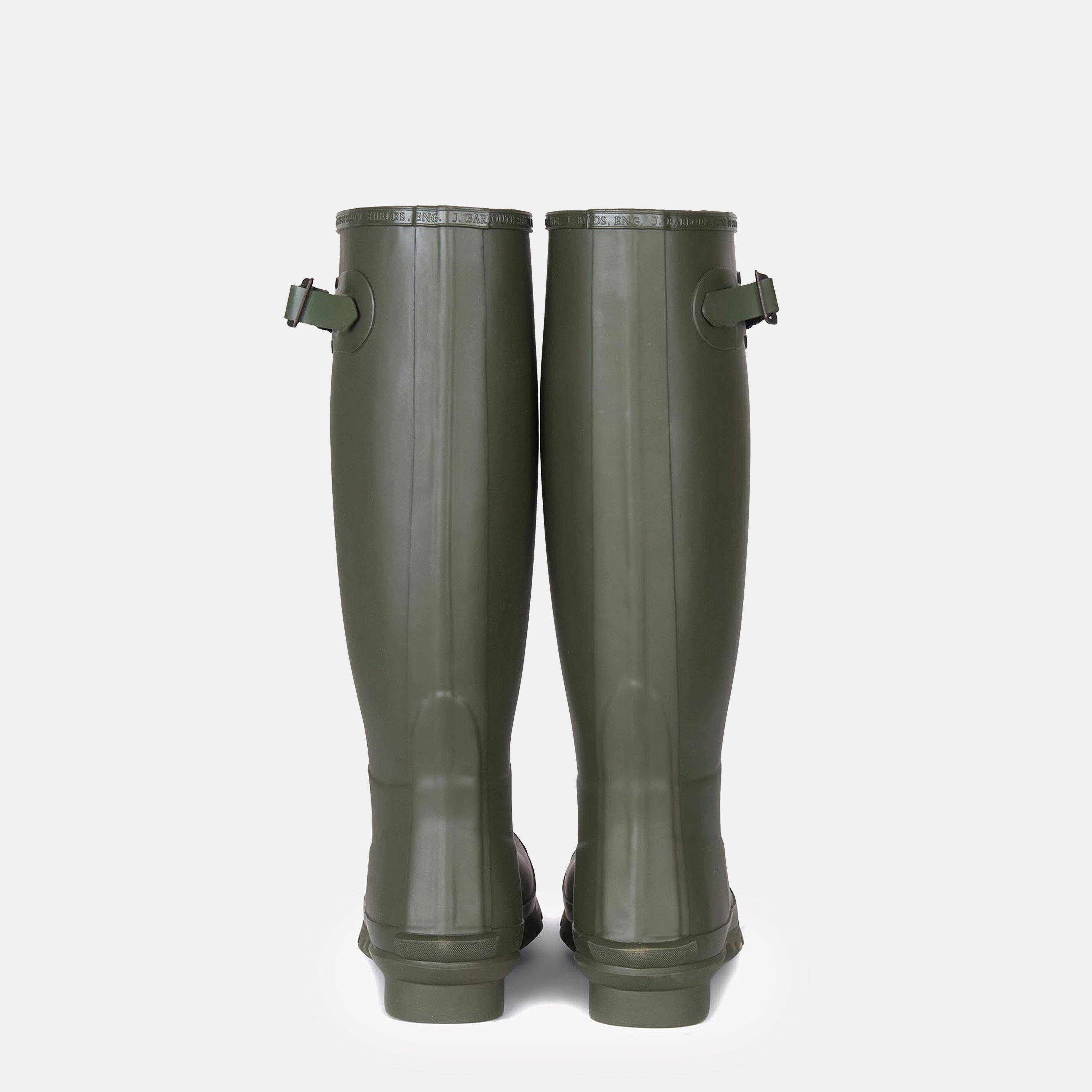 Olive - Barbour - Womens Bede Wellington Boots - 5