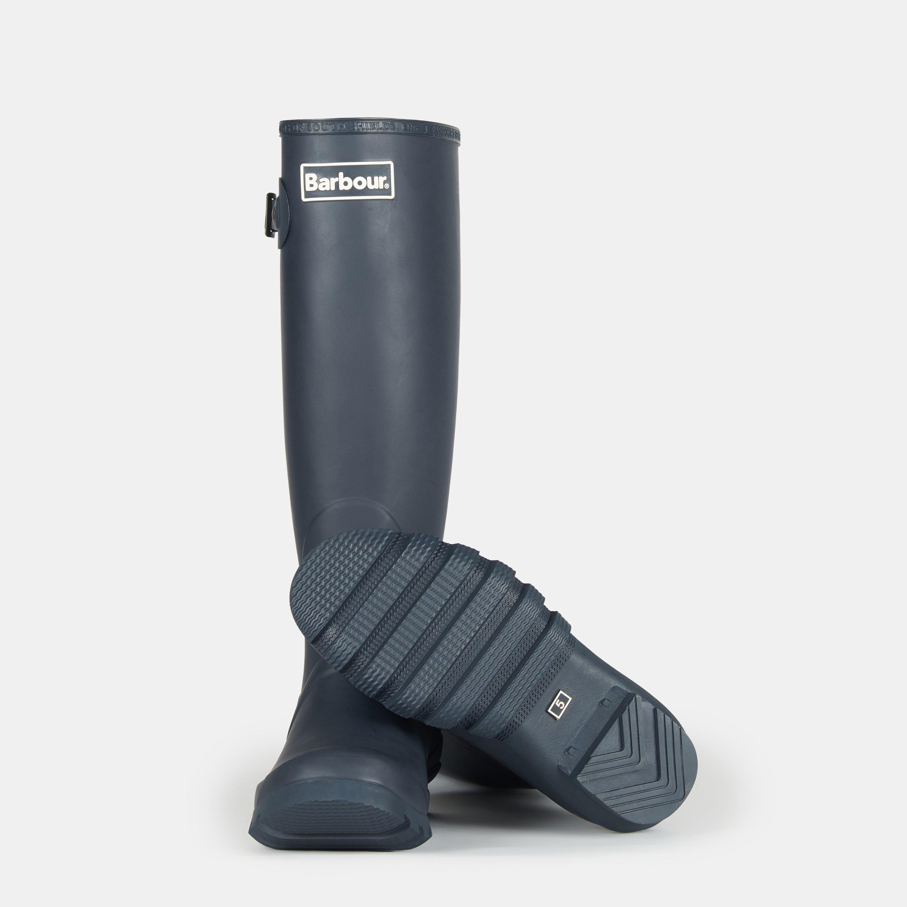 Navy - Barbour - Womens Bede Wellington Boots - 4