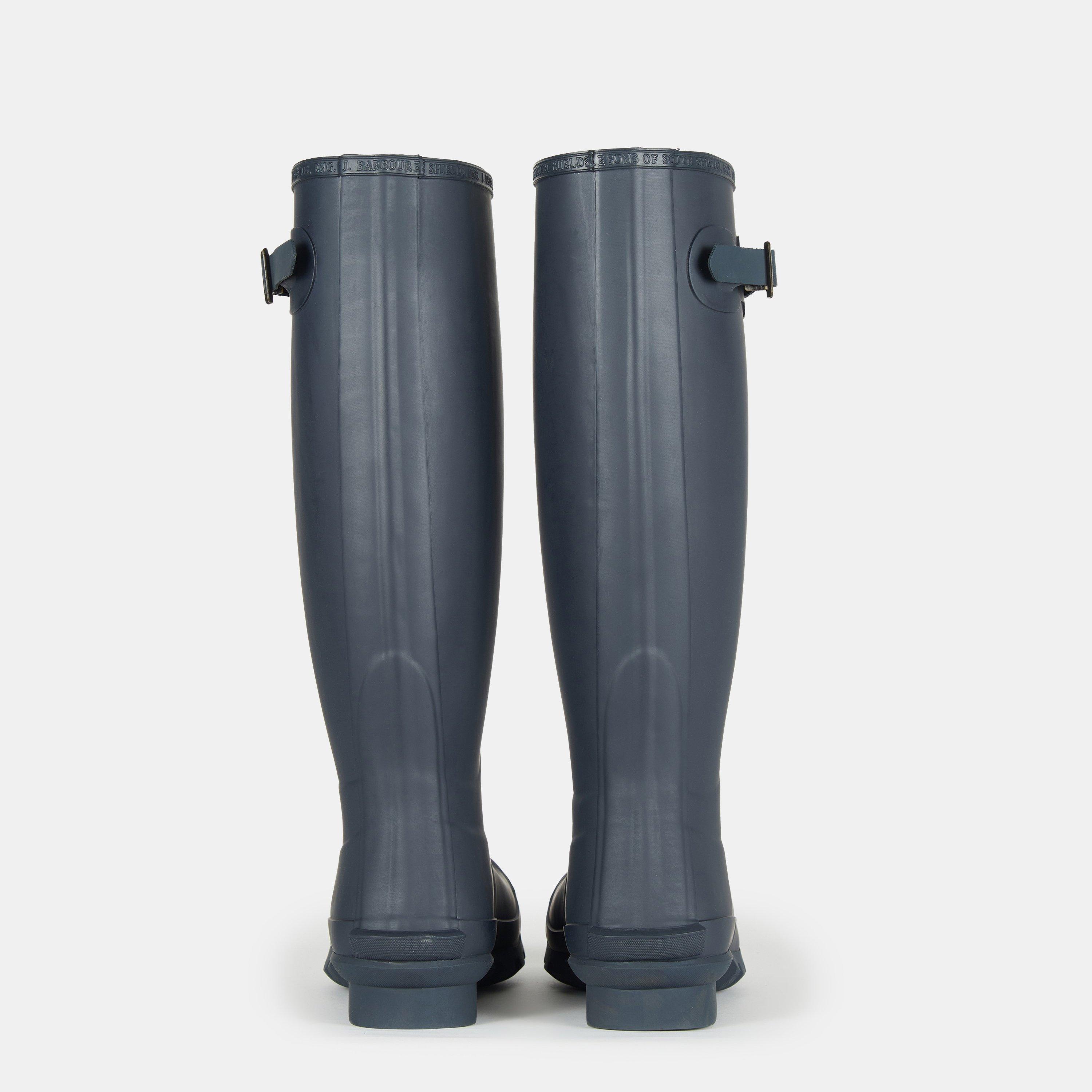 Navy - Barbour - Womens Bede Wellington Boots - 5