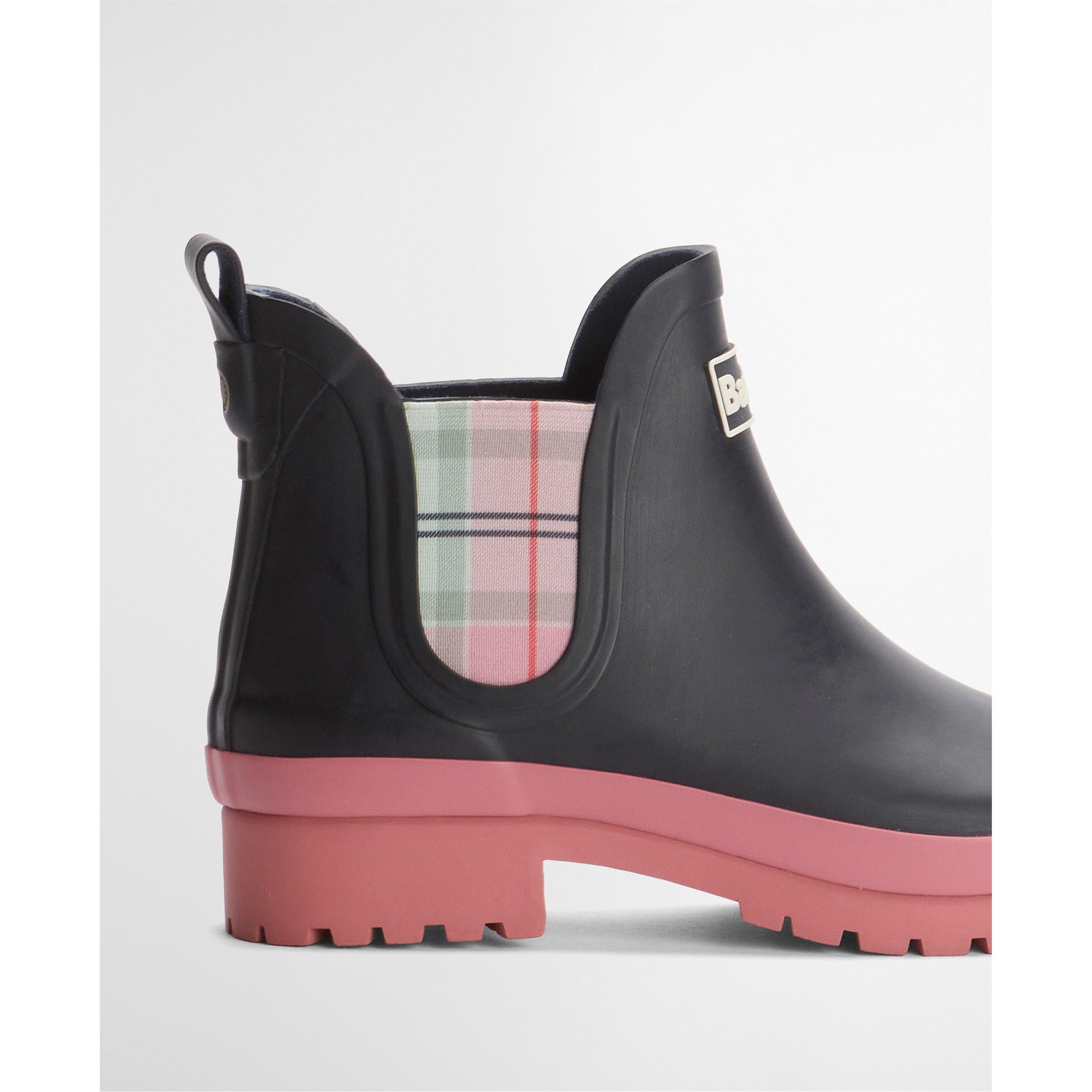 Navy/Cherry - Barbour - Mallow Wellington Boots - 4