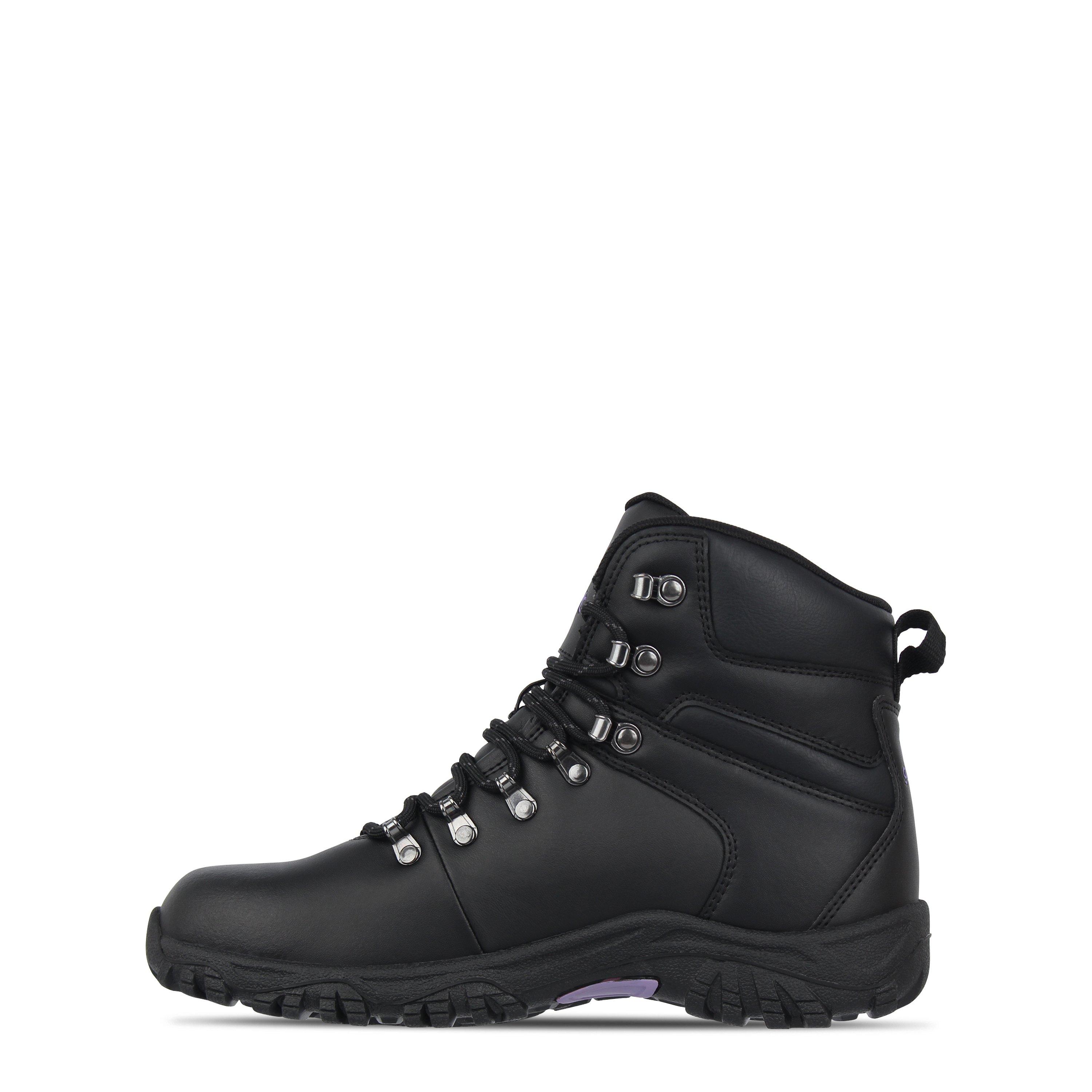 Black - Gelert - Leather Waterproof Walking Boots Womens - 2