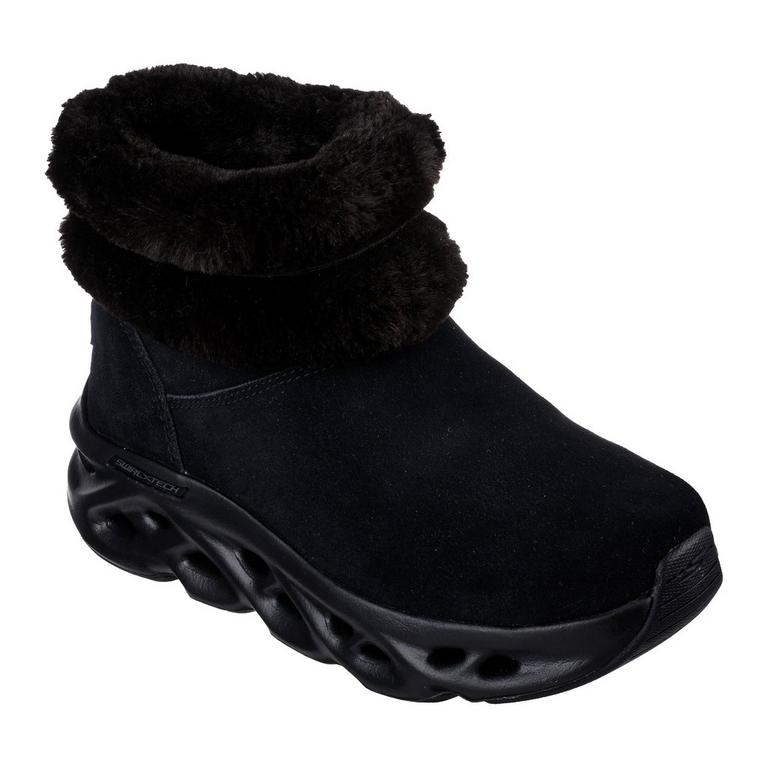 Daim noir - Skechers - Skechers Waterproof Walking Shoes - 1