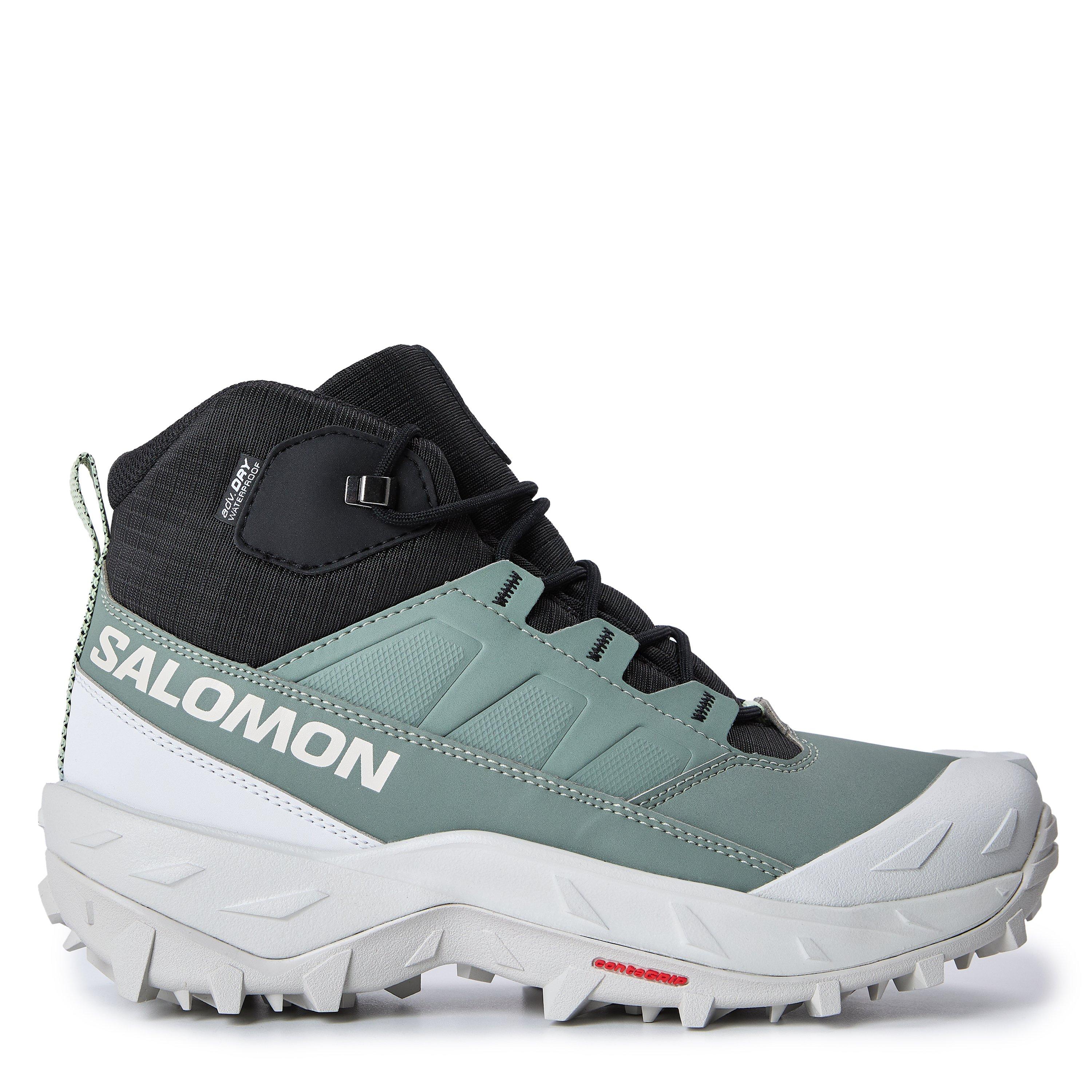 Grau Schwarz - Salomon - SHOES CROSSTRAK WP W Agv Gr/Black/Canarg - 1