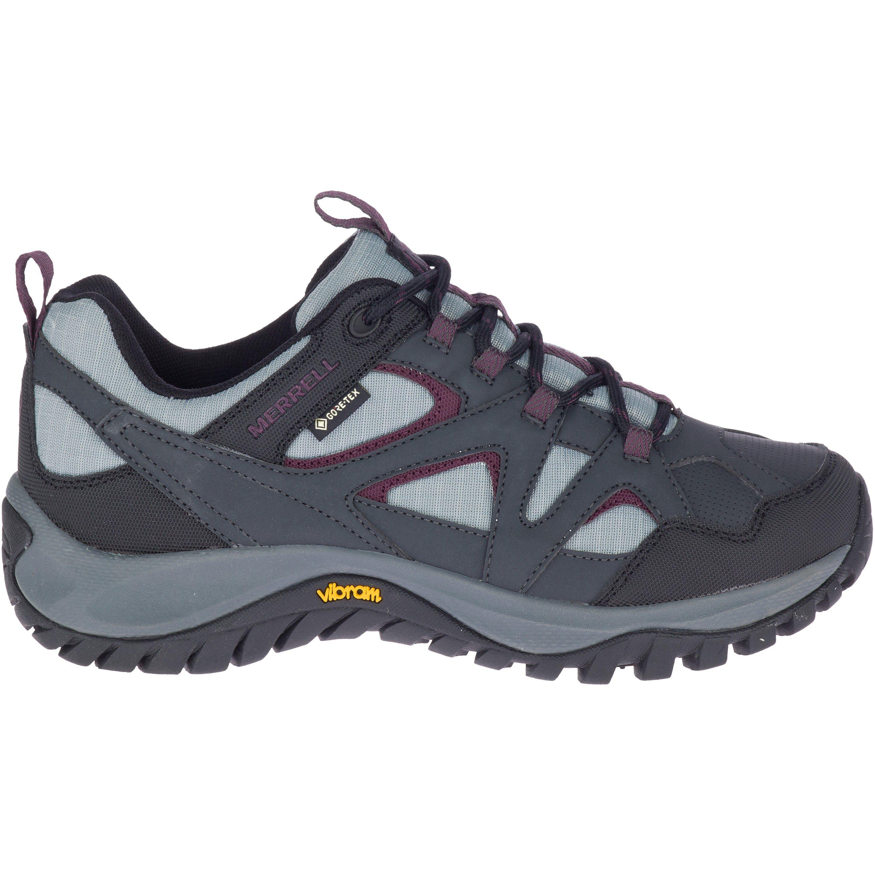 Granite/Fig - Merrell - Byrce GTX Hiking Shoes Womens - 1