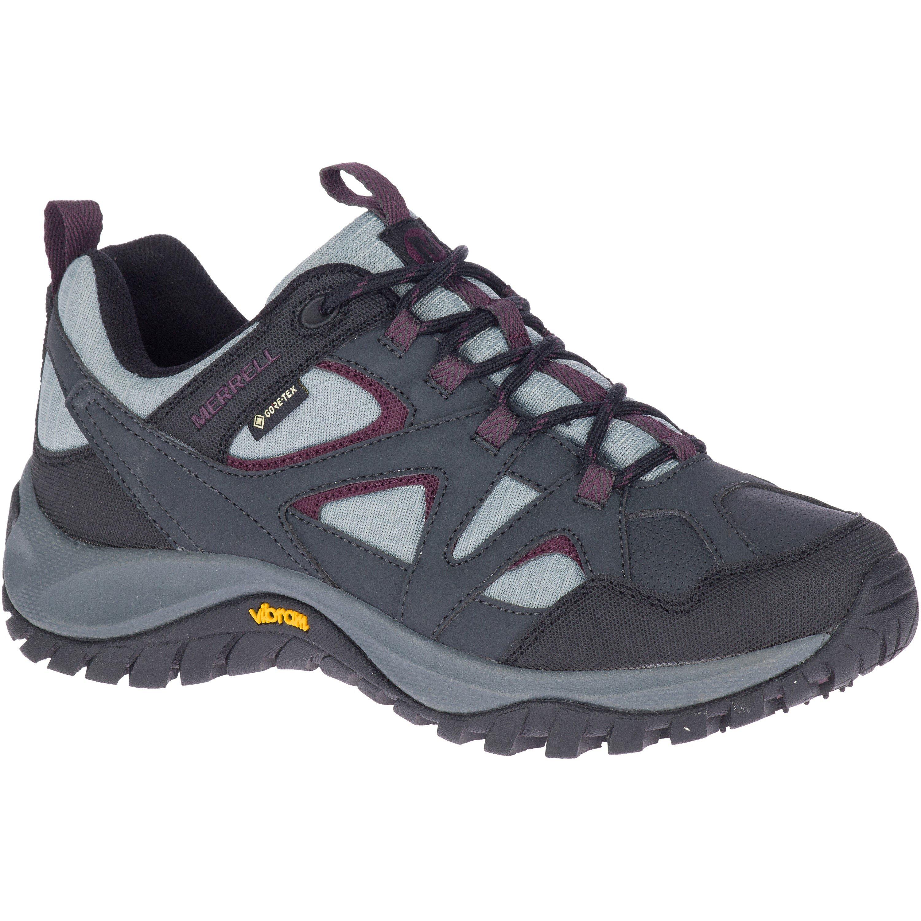Granite/Fig - Merrell - Byrce GTX Hiking Shoes Womens - 2