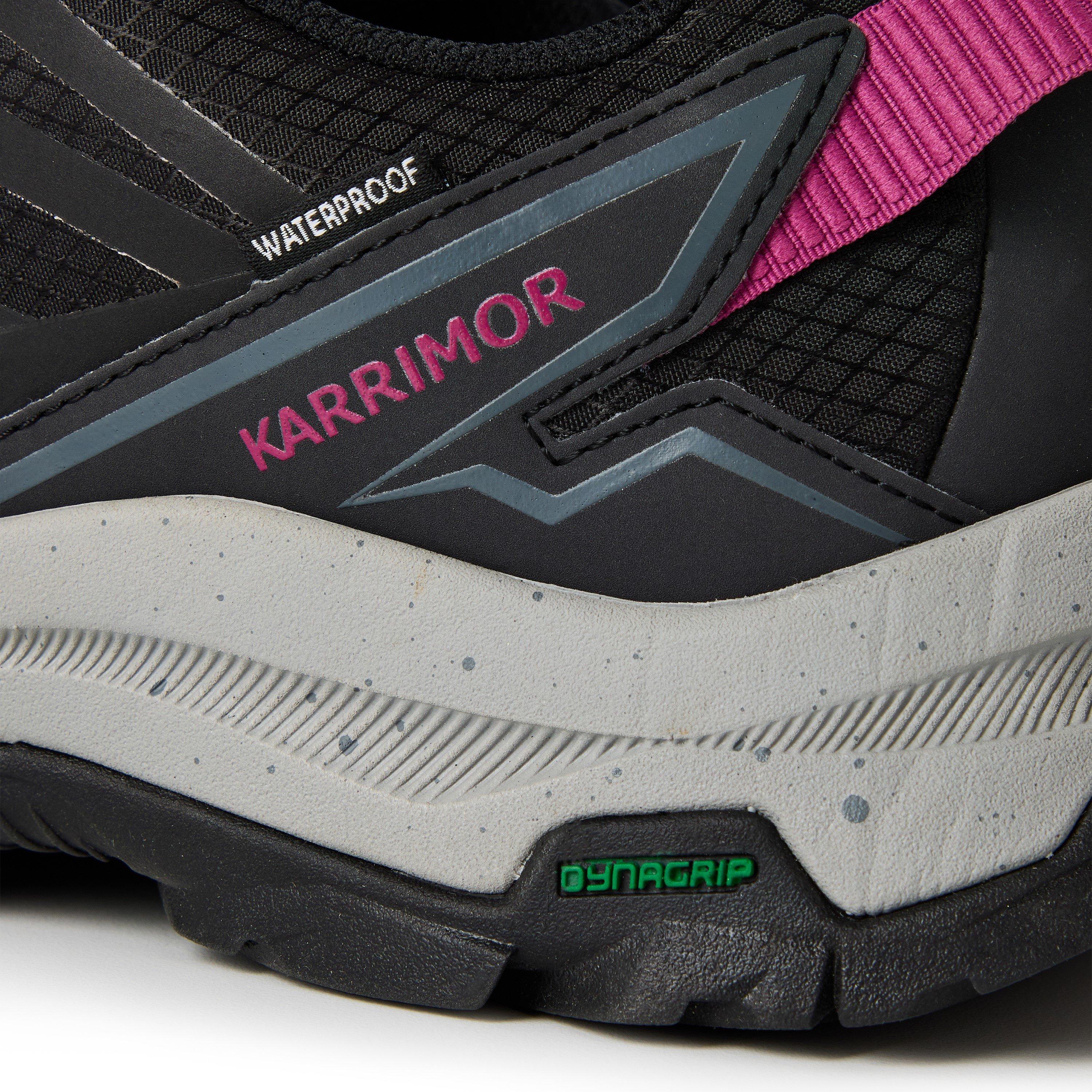 Negro/Berry - Karrimor - Pennine Womens Walking Shoes - 5