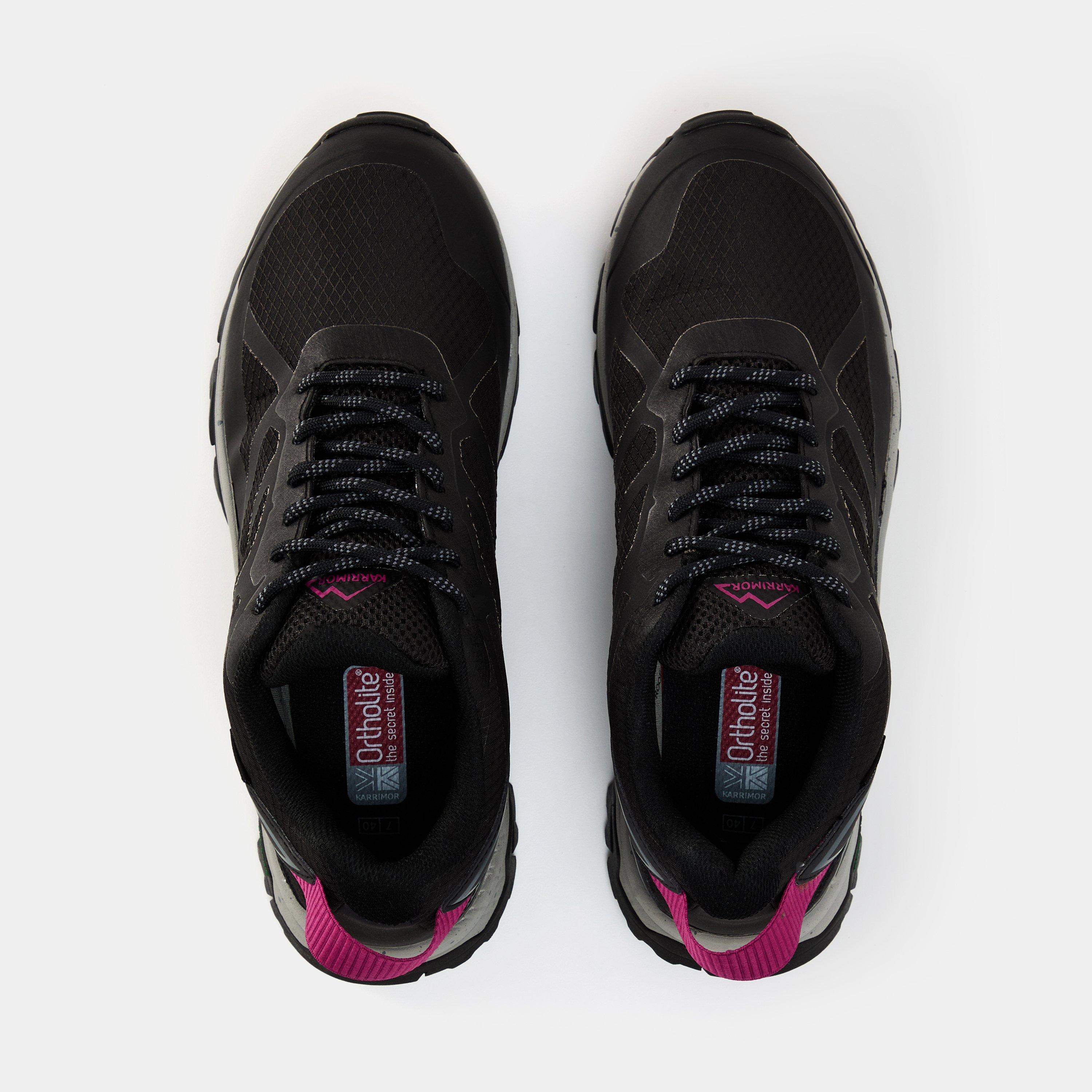 Negro/Berry - Karrimor - Pennine Womens Walking Shoes - 6