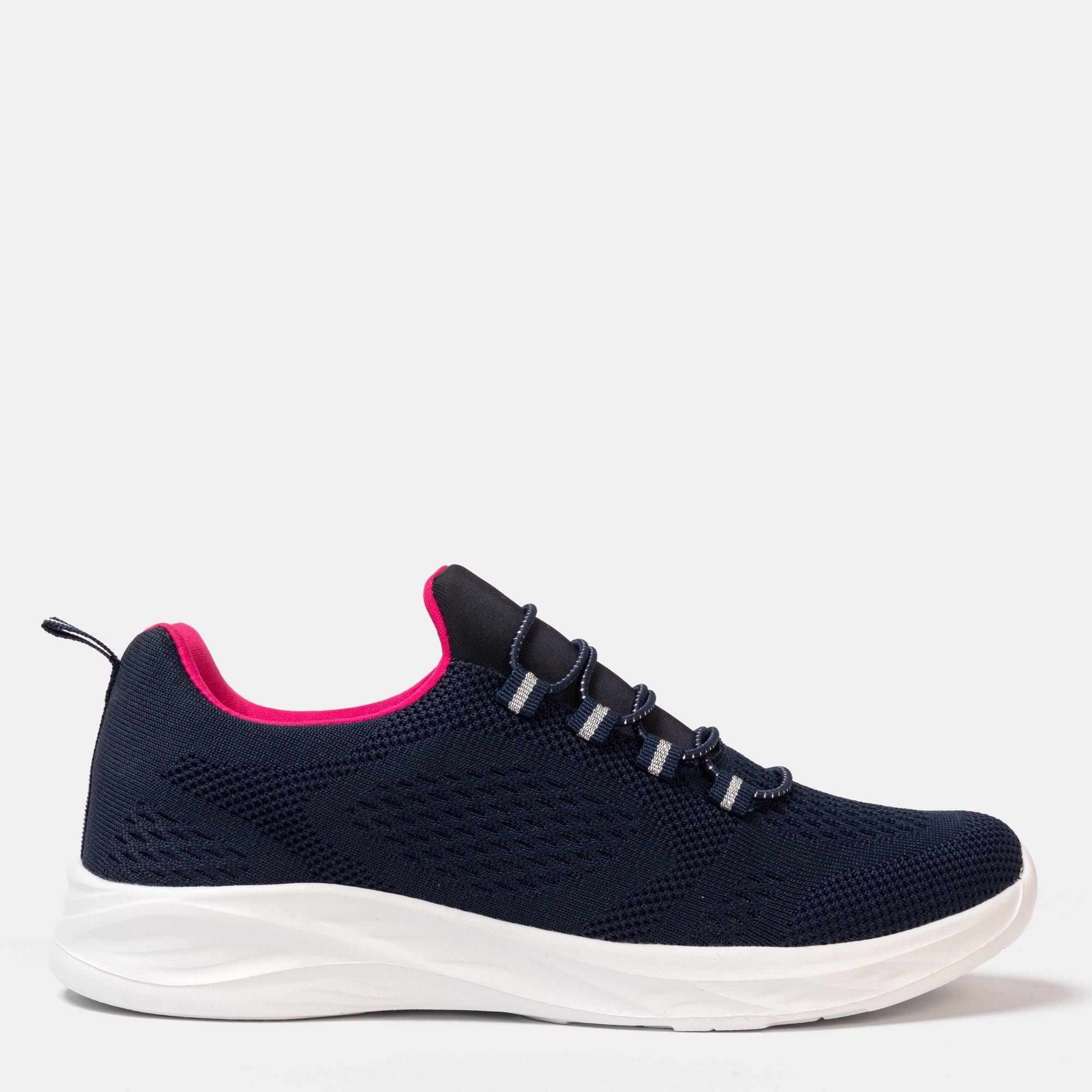Navy - Donnay - Knit Runner Women Slip on Trainers - 1