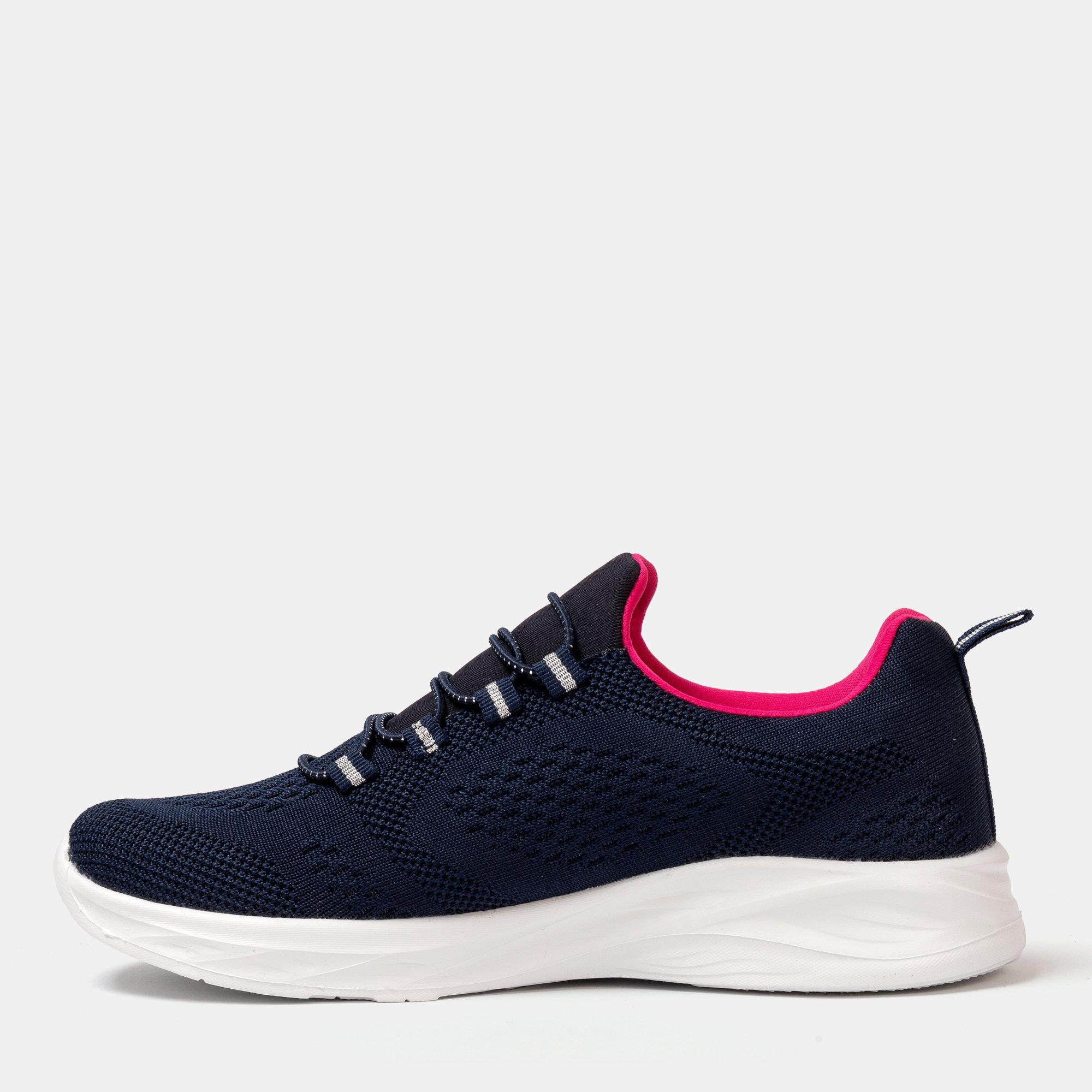 Navy - Donnay - Knit Runner Women Slip on Trainers - 2