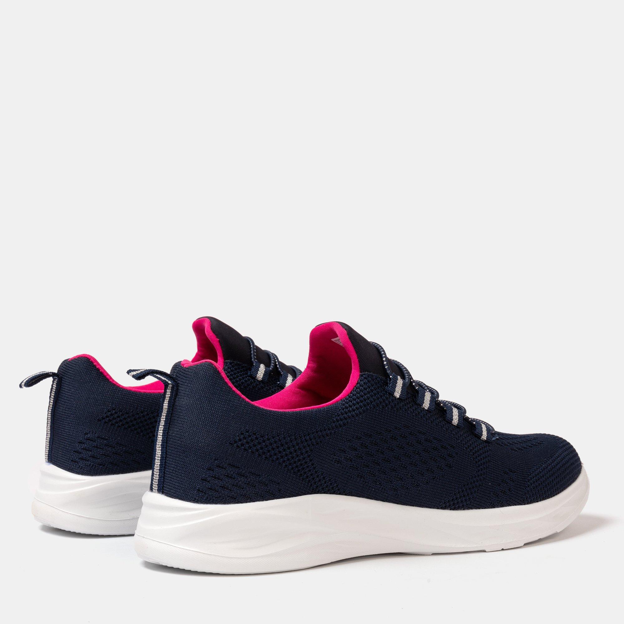 Navy - Donnay - Knit Runner Women Slip on Trainers - 4