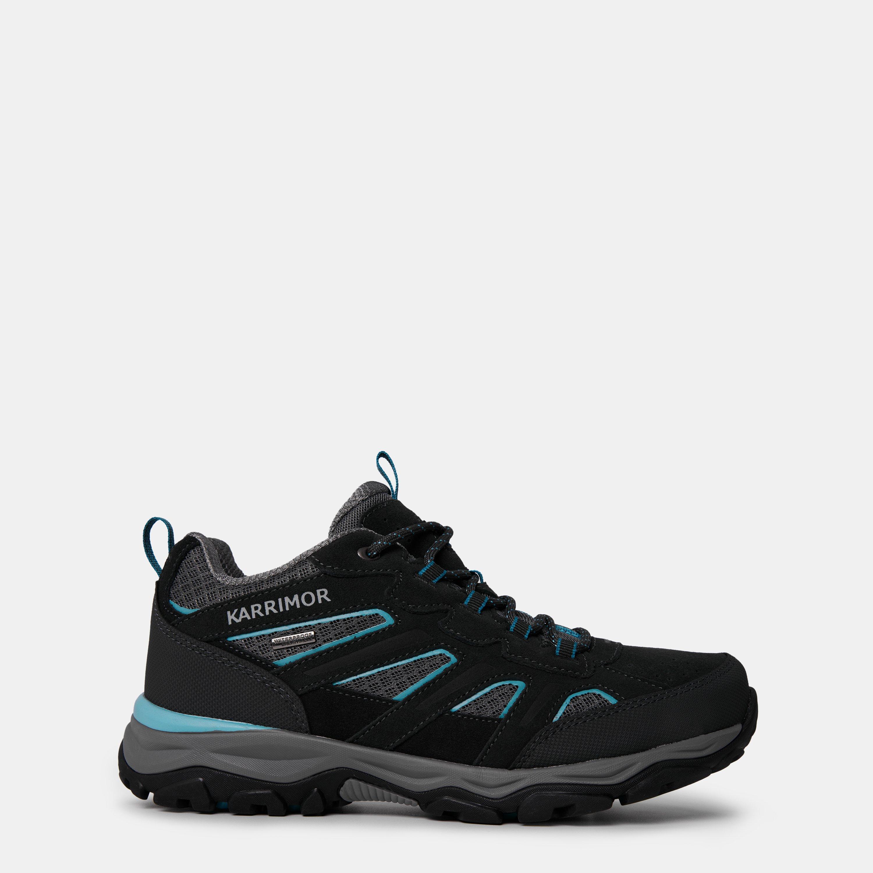 Karrimor Women's Mount Waterproof Walking Shoes - Grey/Blue - 5.5 (38.5)