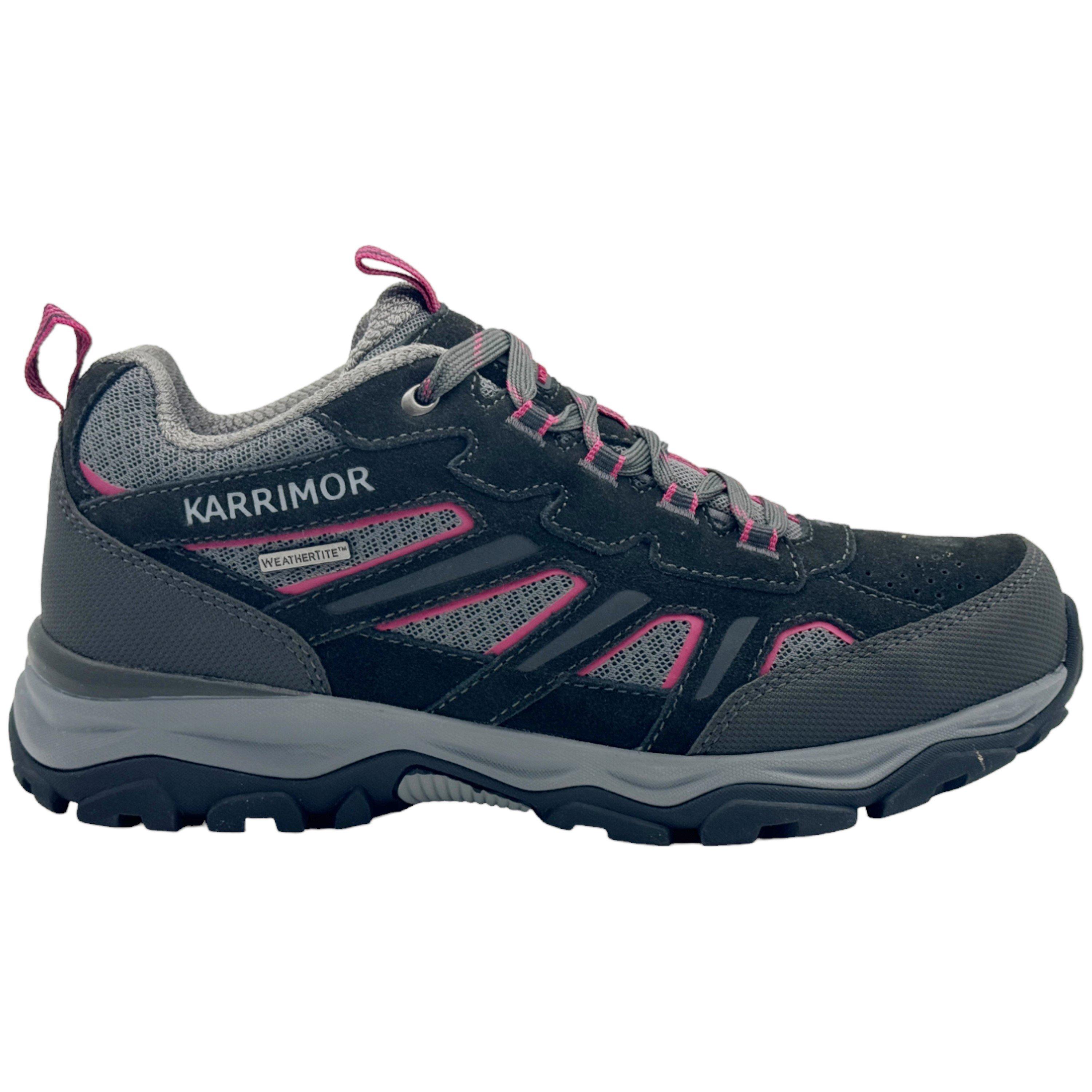 Black/Pink - Karrimor - Mount Waterproof Walking Shoes Womens - 1