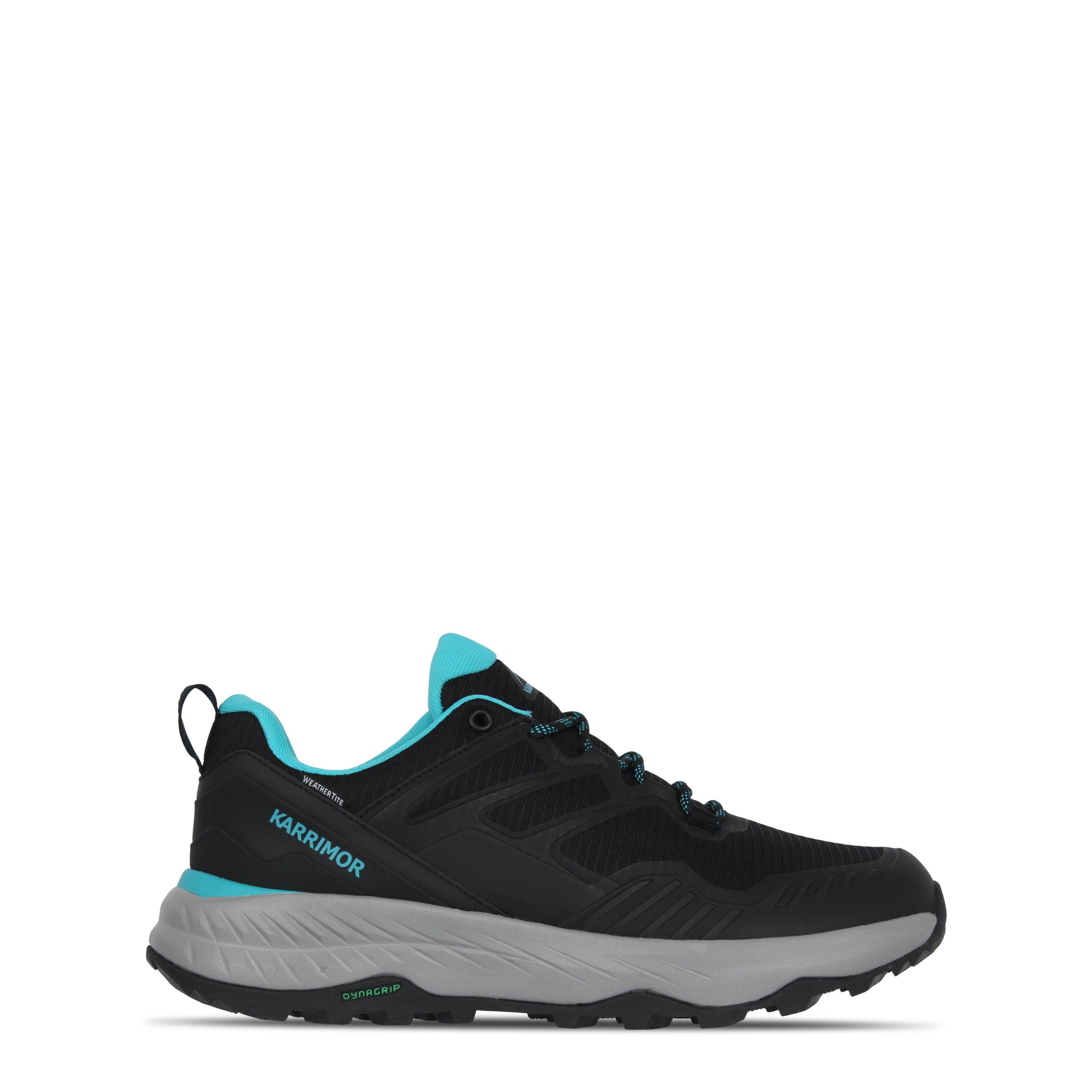 Black/Aqua - Karrimor - Haraka waterproof Walking Shoes Womens - 1