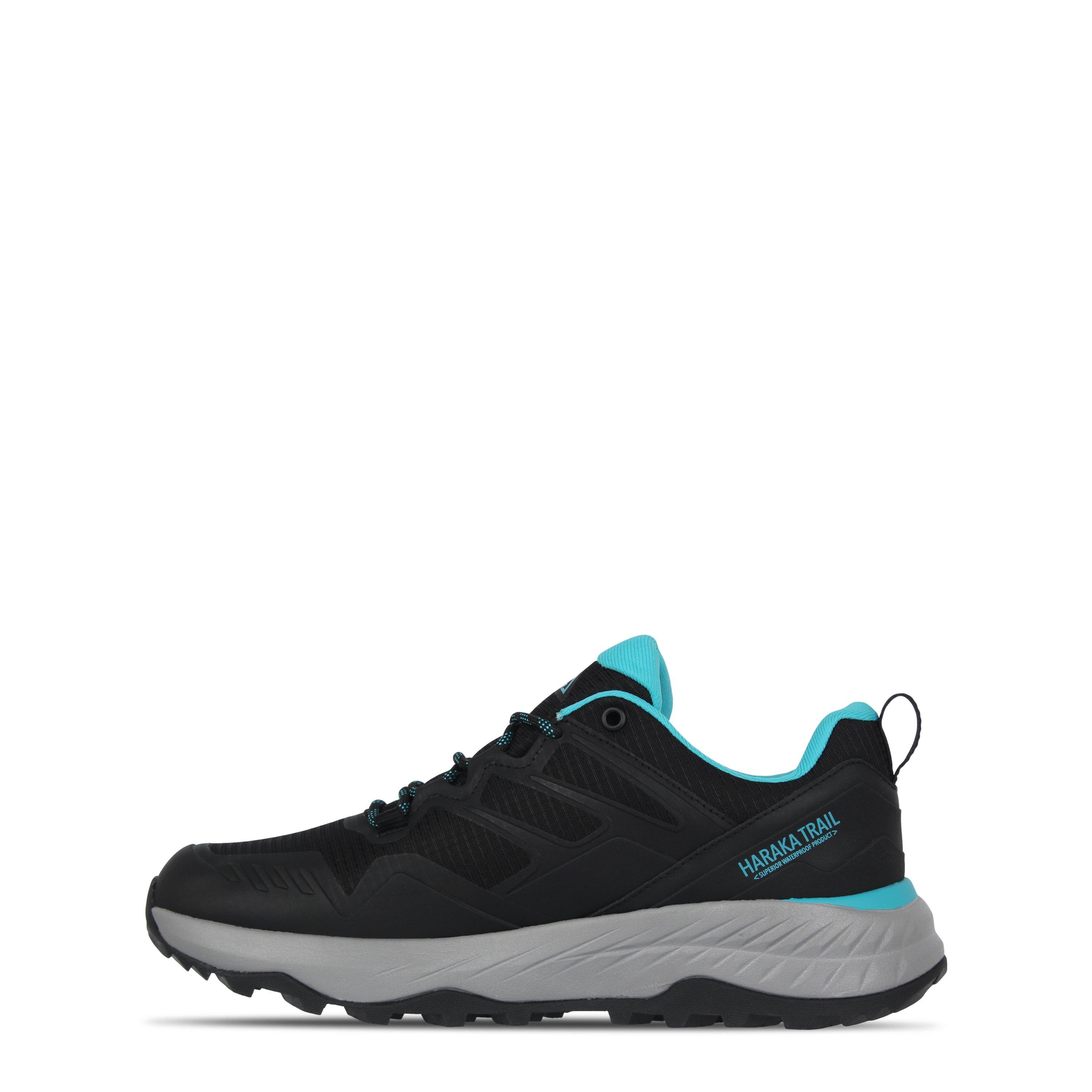 Black/Aqua - Karrimor - Haraka waterproof Walking Shoes Womens - 2
