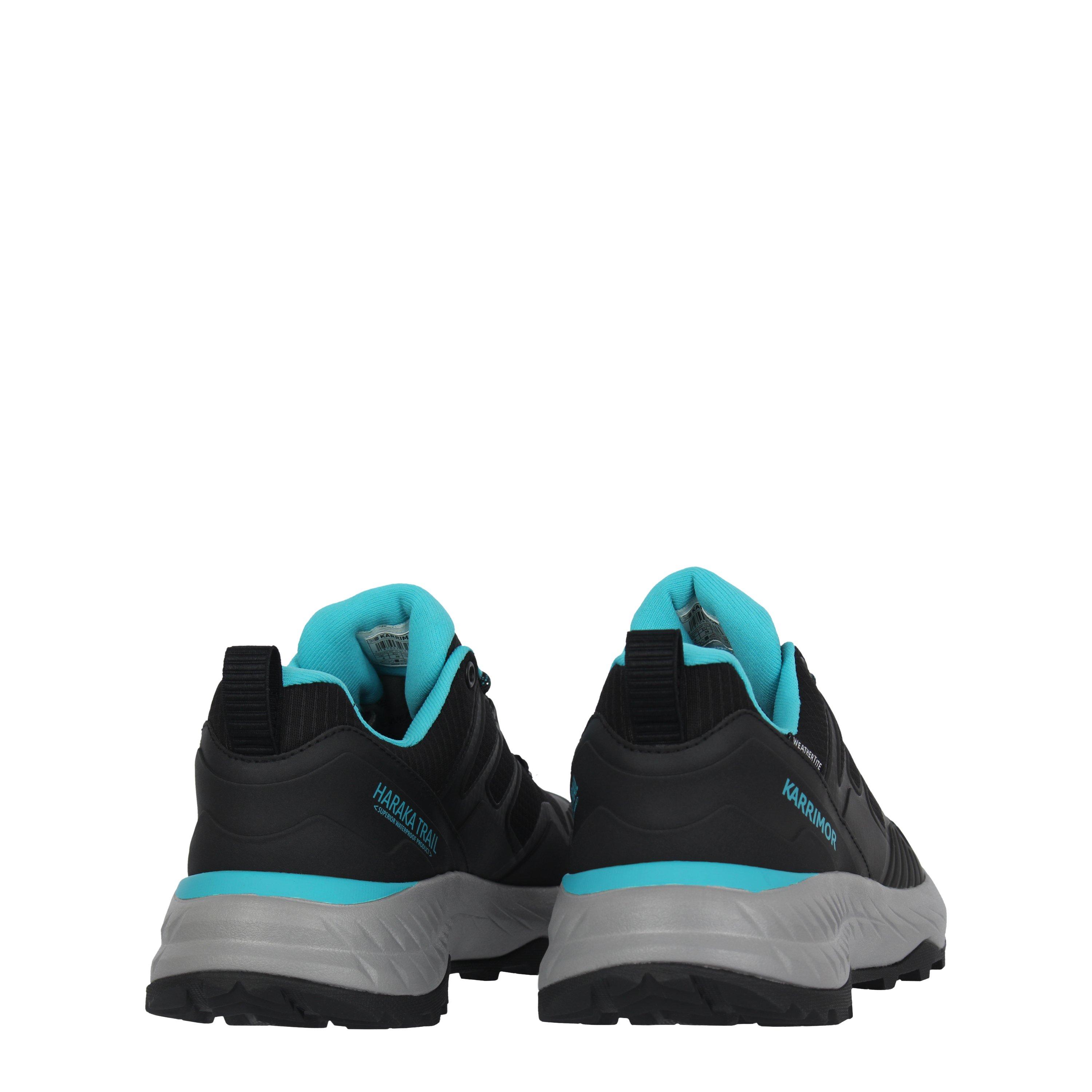 Black/Aqua - Karrimor - Haraka waterproof Walking Shoes Womens - 4