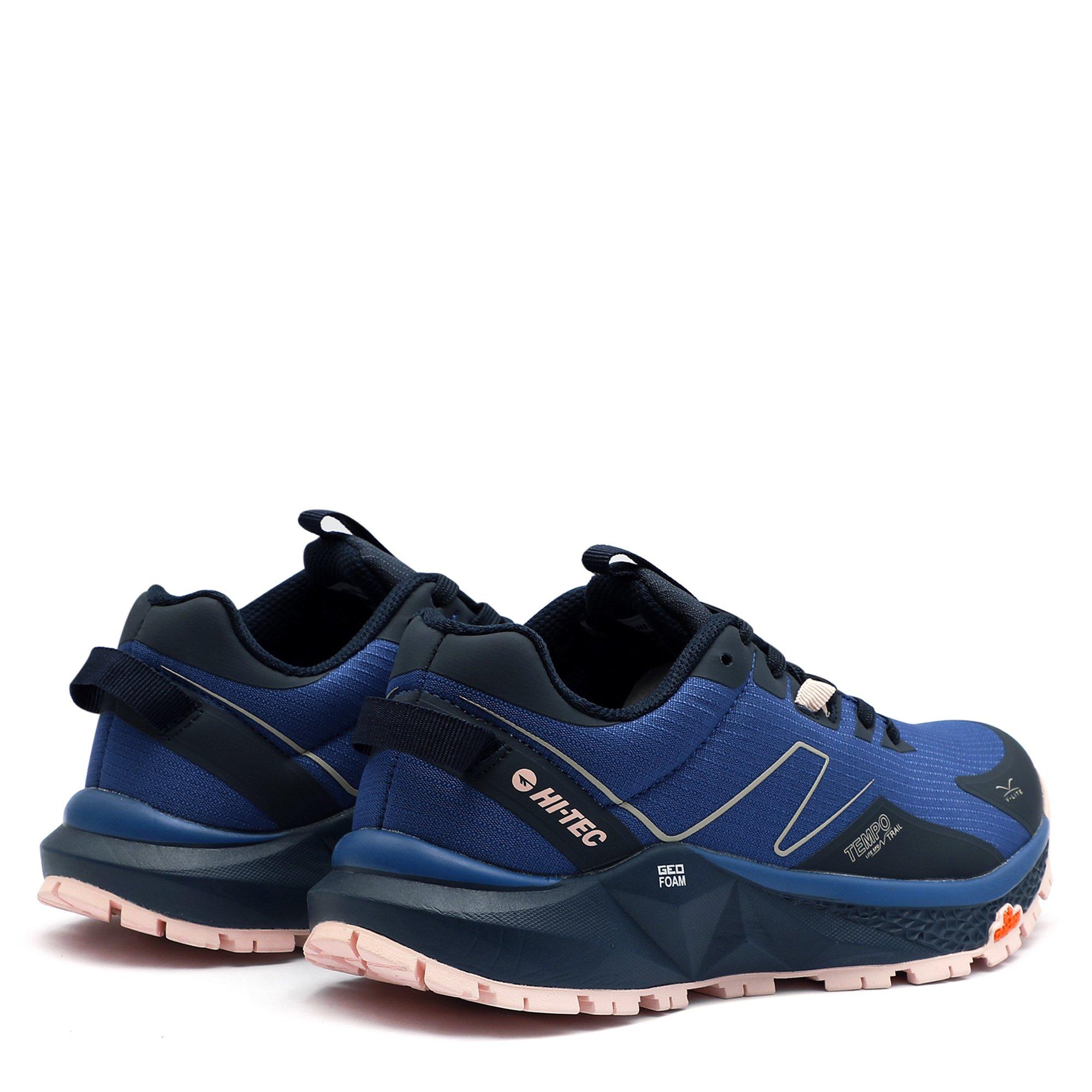 MOcn/SLtBlu/Pnk - Hi Tec - Tec Geo Tempo Womens Trail Shoes - 6