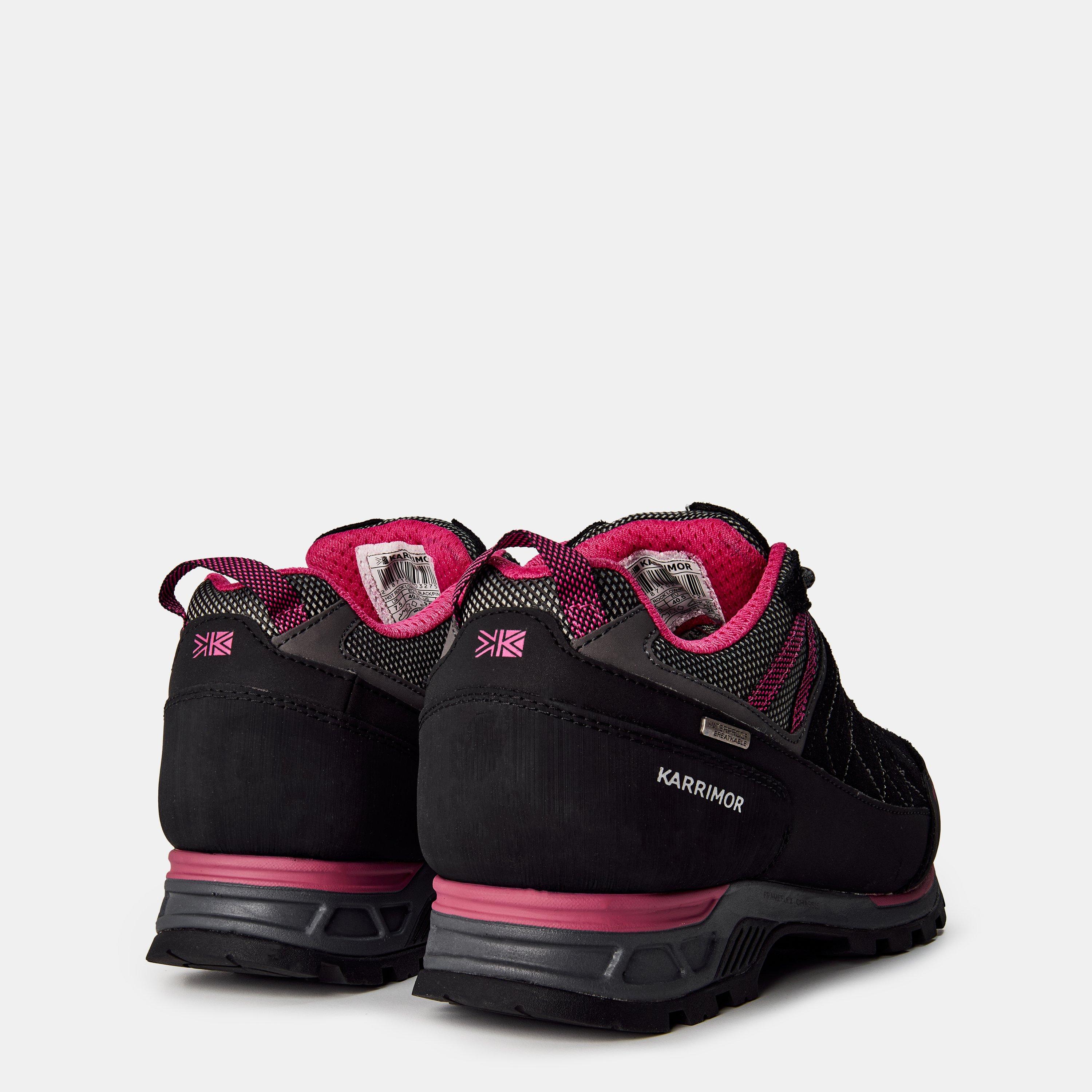 Black/Pink - Karrimor - Hot Rock Waterproof Walking Shoes Womens - 3