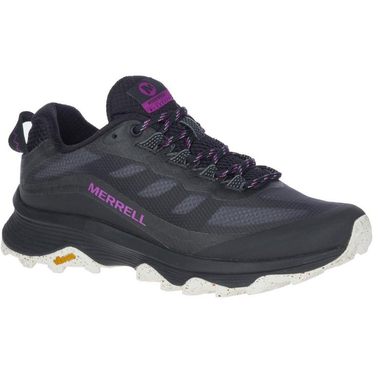Noir - Merrell - Moab Speed Hiking Shoes Womens - 2