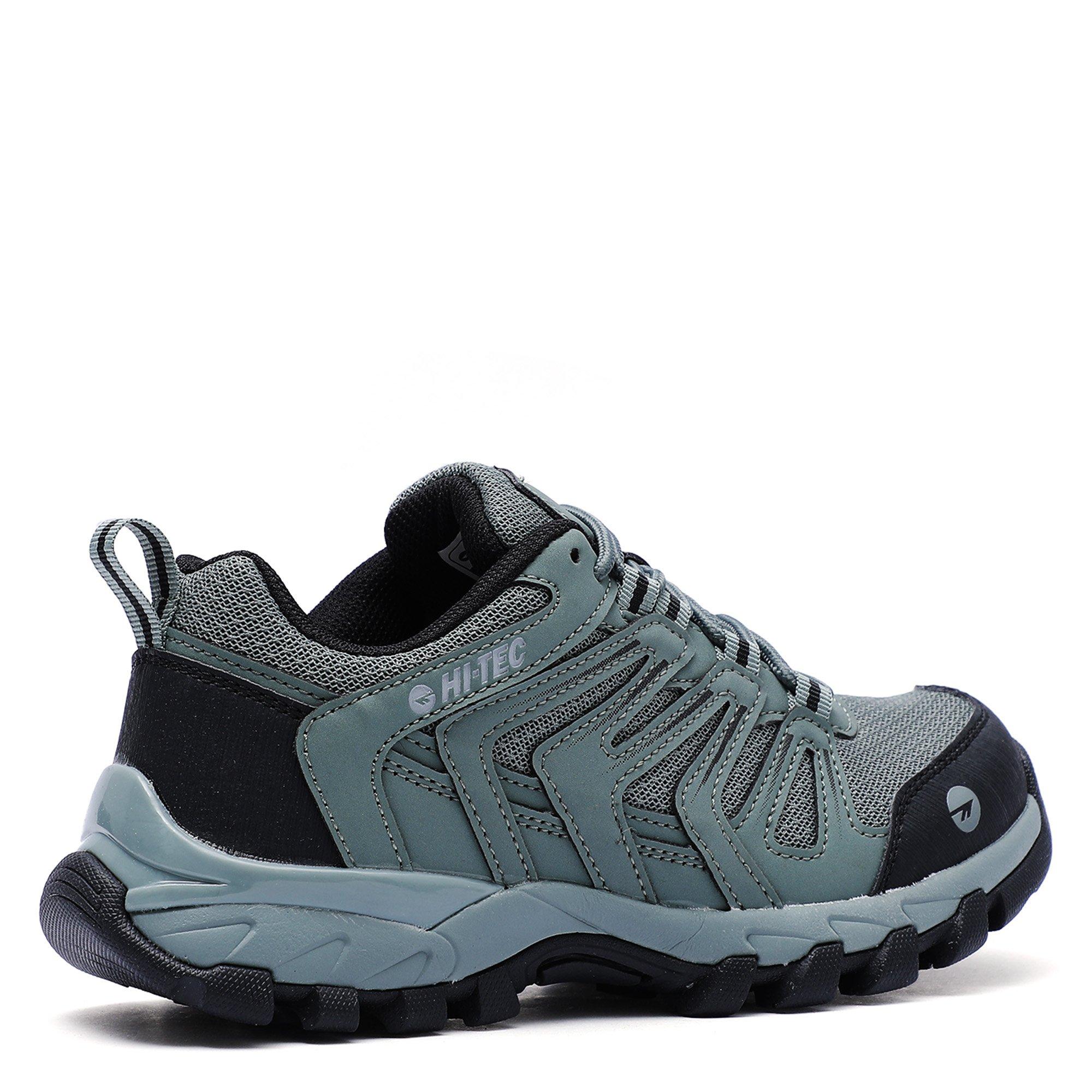 Blk/LightOlive - Hi Tec - Grand Paradiso Womens Low Trekking Shoes - 6