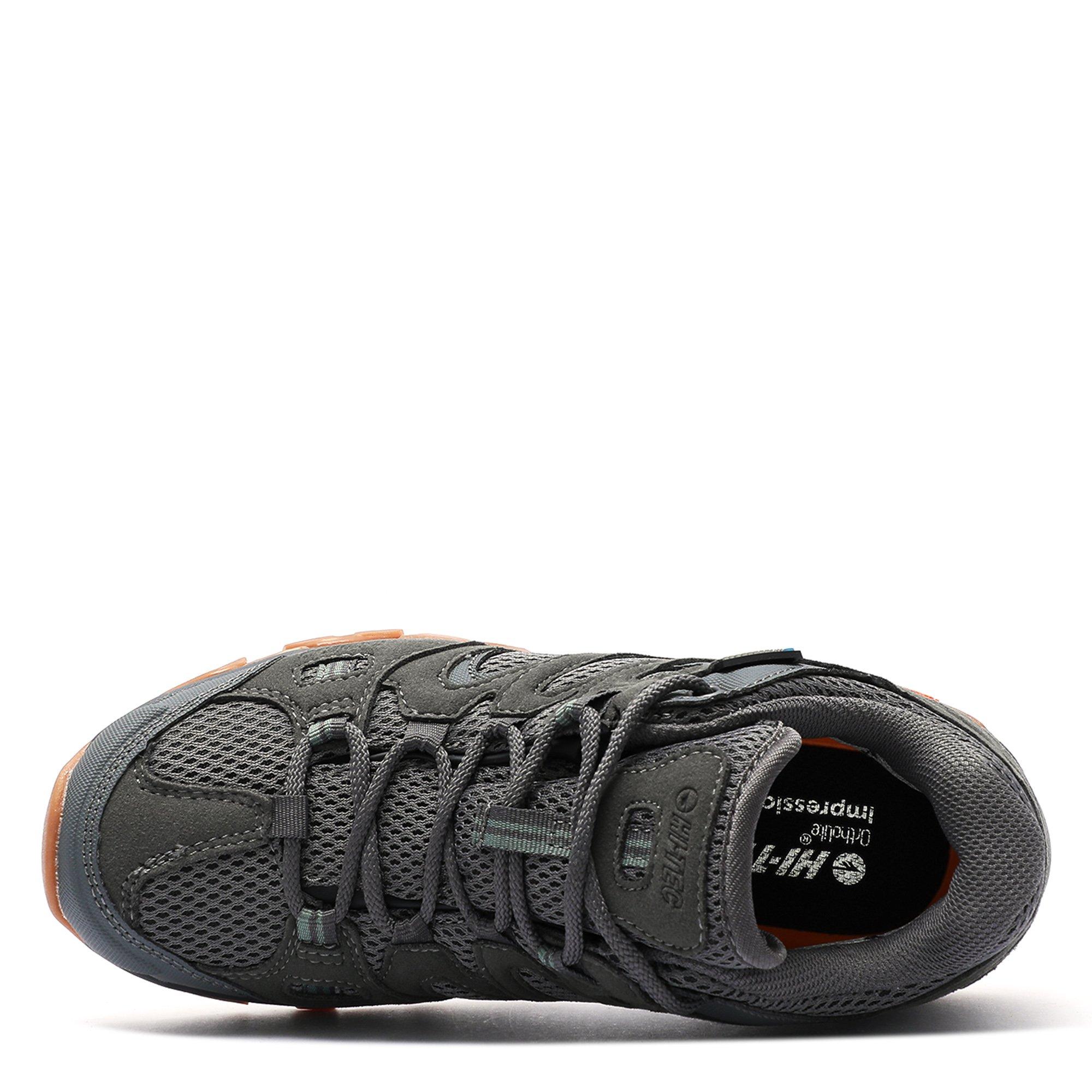 Steel/GrnMil/Gm - Hi Tec - Ravus Low Waterproof Hiking Shoes - 3