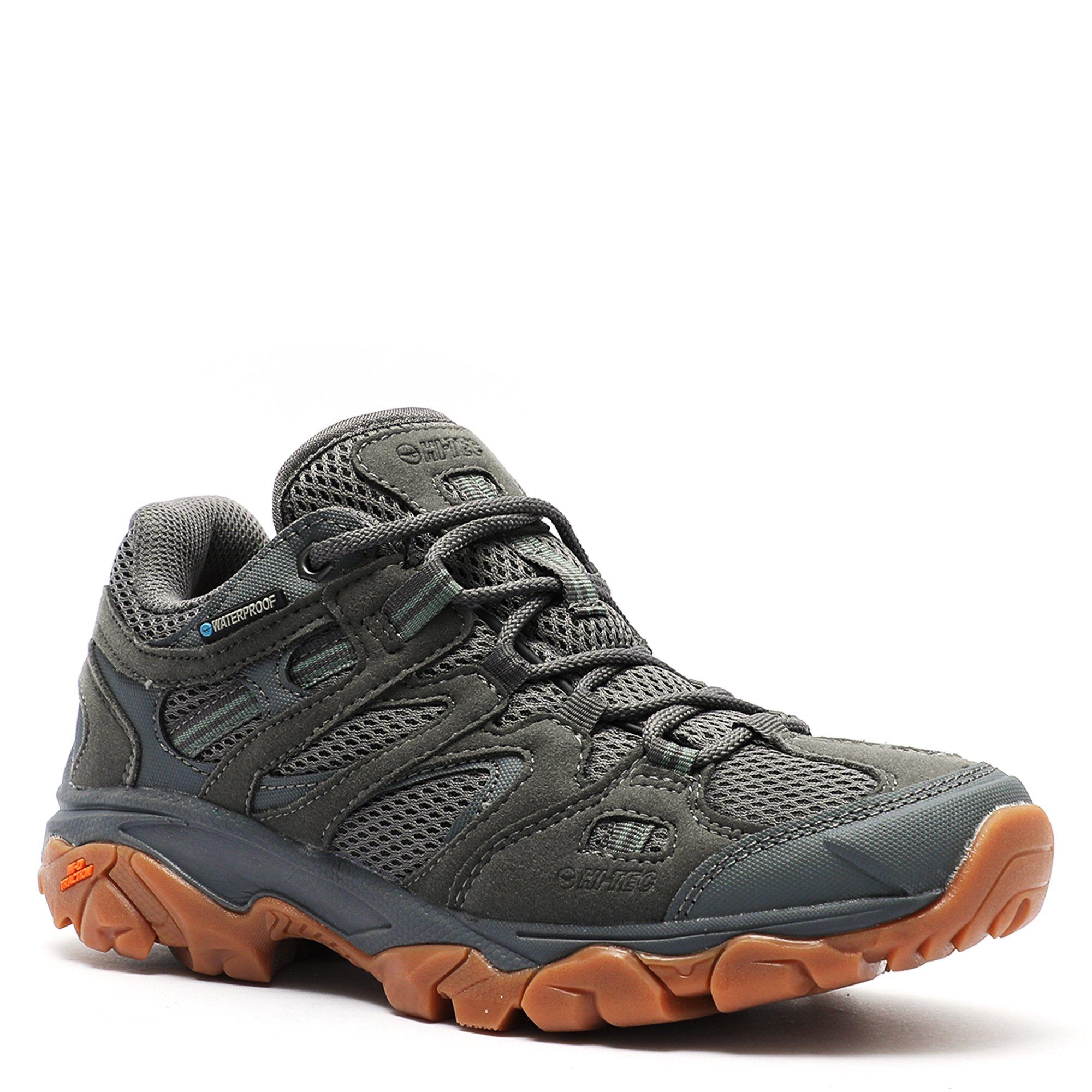 Steel/GrnMil/Gm - Hi Tec - Ravus Low Waterproof Hiking Shoes - 5